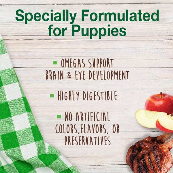 Nylabone Healthy Edibles Lamb & Apple Flavor Small Dog Chews - Tasty Dental Treats for Teething Puppies & Training Rewards