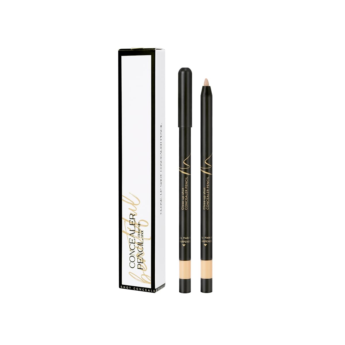KISSIO Concealer Pencil - Waterproof Long-Lasting Under Eye Concealer for Dark Circles, Acne & Freckles Coverage, Brightening Makeup (04#MILKTEA) - Perfect for Everyday Wear, Photo Shoots & Special Occasions