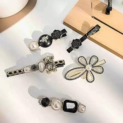 ALIBA COLLECTION Korean Style Hair Clips - Elegant Pearl Hair Accessories for Women & Girls [11-Piece Set] | Perfect for Weddings, Parties & Daily Styling