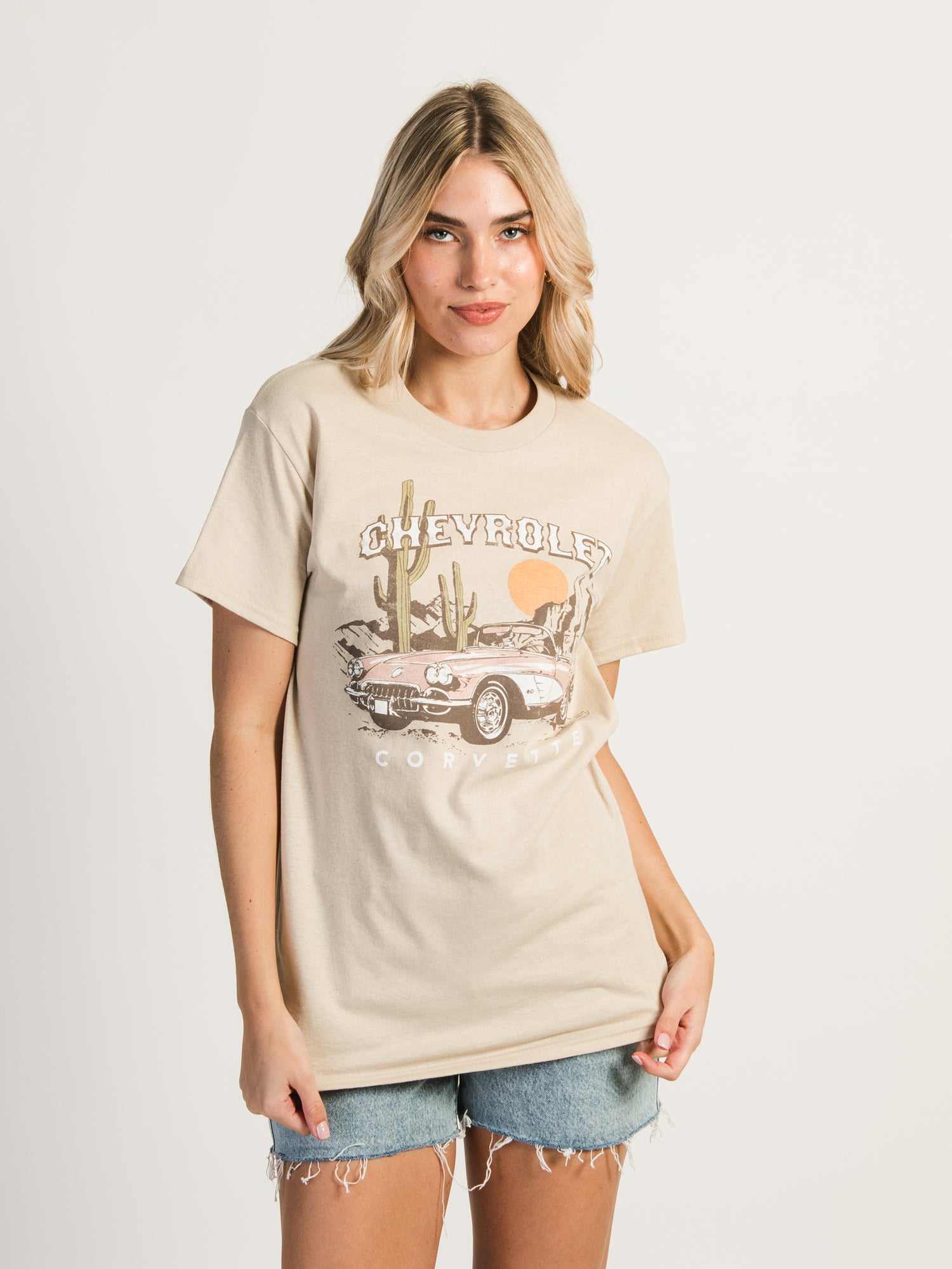 Chevy Corvette T-Shirt for Men - Classic American Muscle Car Graphic Tee - Perfect for Car Enthusiasts & Casual Wear