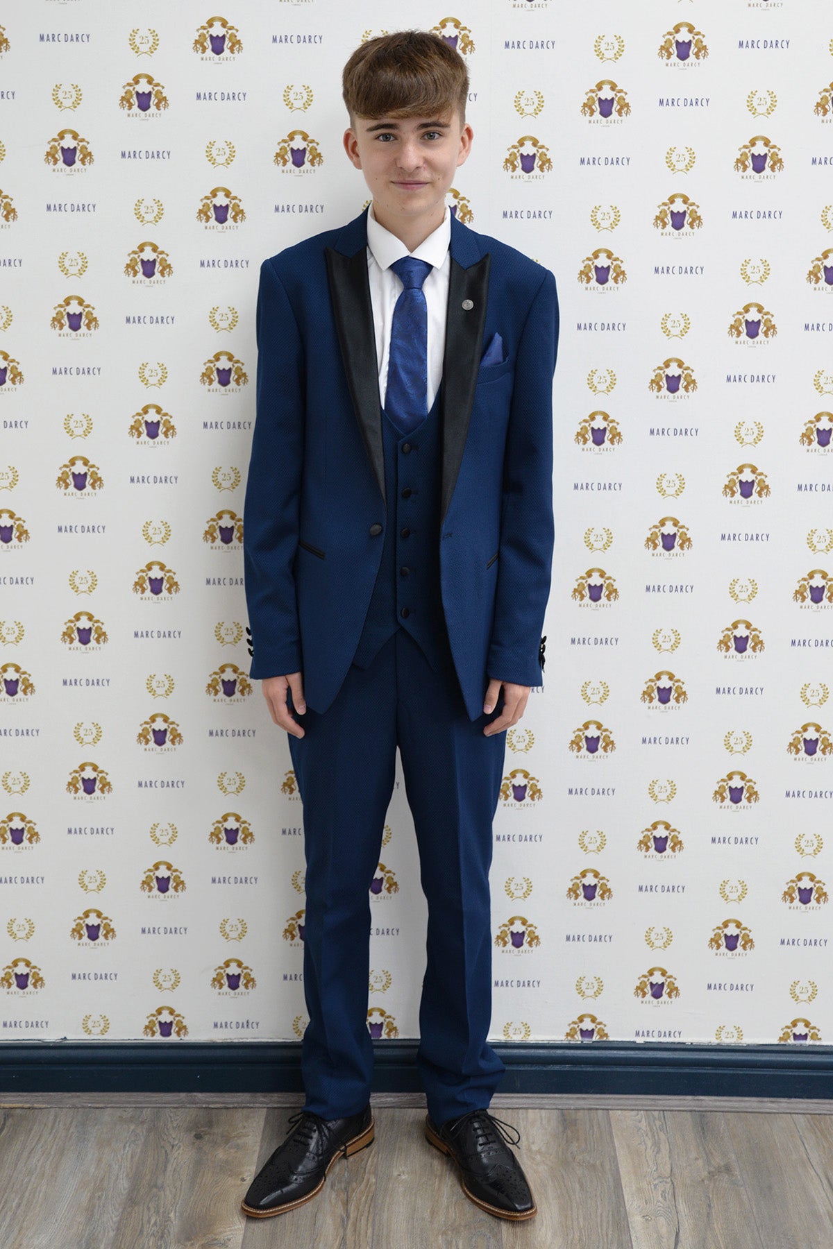 Charlie Wrenshall as Liam Connor Coronation Street Royal Blue Tuxedo Suit - Perfect for Cosplay, Halloween Costumes & TV Show Themed Parties