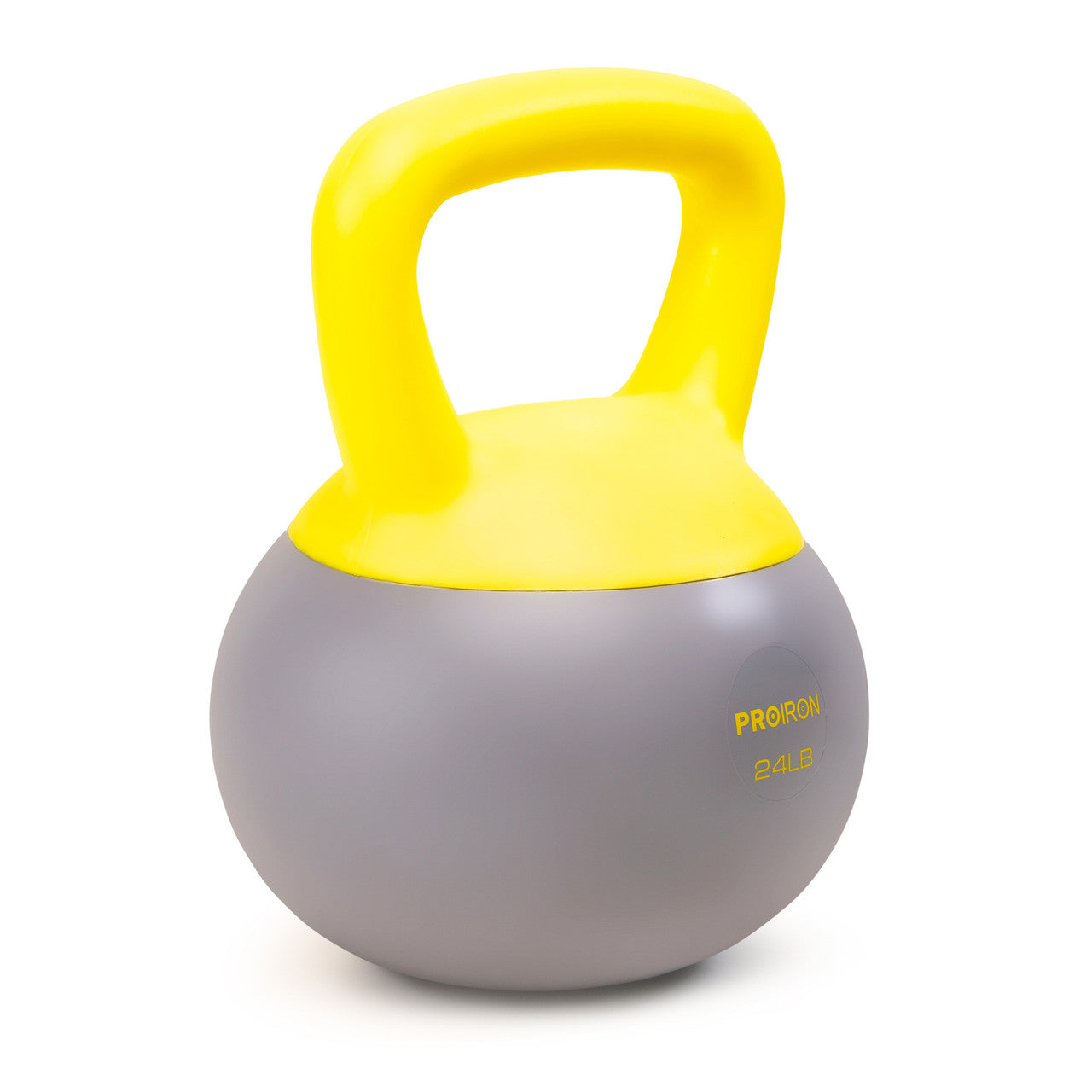 24lbs Soft Kettlebell with Iron Sand Fill - Non-Slip Handle for Home Gym & CrossFit Training - Perfect for Strength Workouts, HIIT & Functional Fitness Exercises | ProIron HL24L