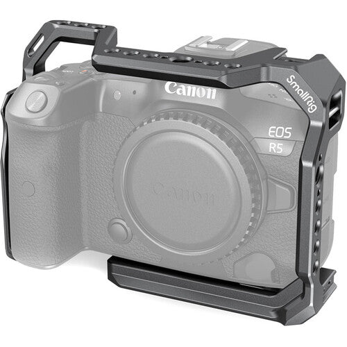 SmallRig Camera Cage for Canon EOS R5 & R6 - Professional Aluminum Alloy DSLR Cage with Full Access to Ports - Perfect for Vlogging, Filmmaking & Photography