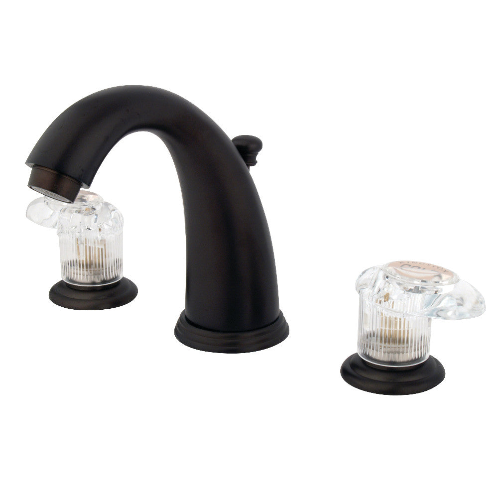Kingston Brass GKB982ALL Widespread Bathroom Faucet - Modern 8-Inch Centerset Bathroom Sink Faucet with High Arc Spout for Vanity & Powder Room - Perfect for Home, Hotel, and Commercial Use