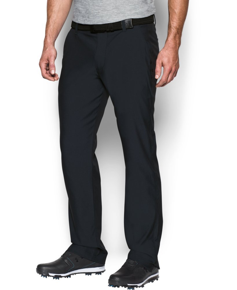 Under Armour Men's Match Play Texture Golf Pants - Lightweight, Moisture-Wicking & Stretchable for Comfort on the Course