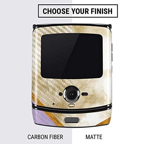 Motorola RAZR Phone Skin - Angled Marble Design for Stylish Protection