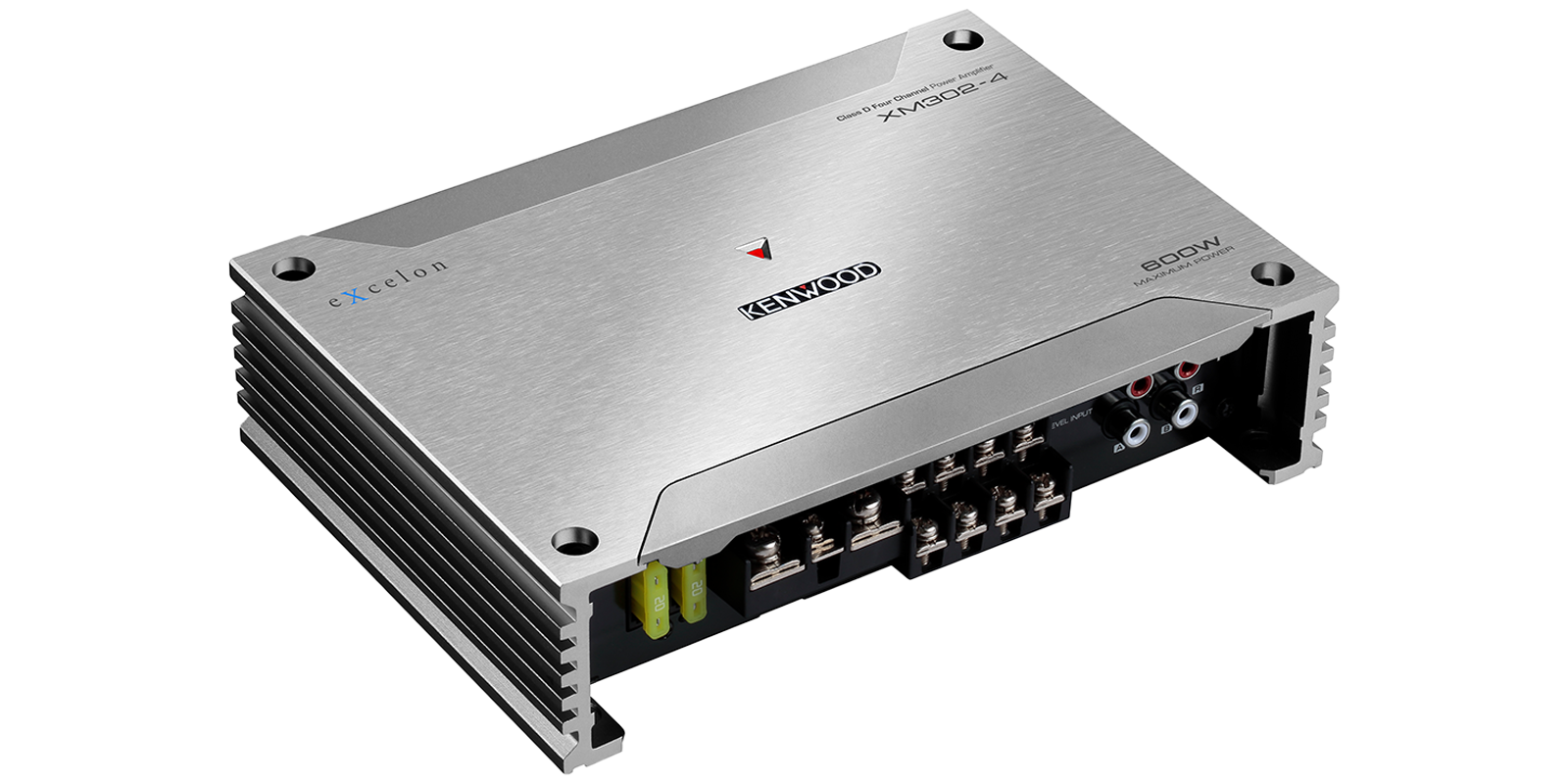 Kenwood eXcelon Class D 4 Channel Car Amplifier - 2000W High Power Audio System for Cars, Trucks & SUVs | Perfect for Bass Boost & Clear Sound in Road Trips & Daily Commutes