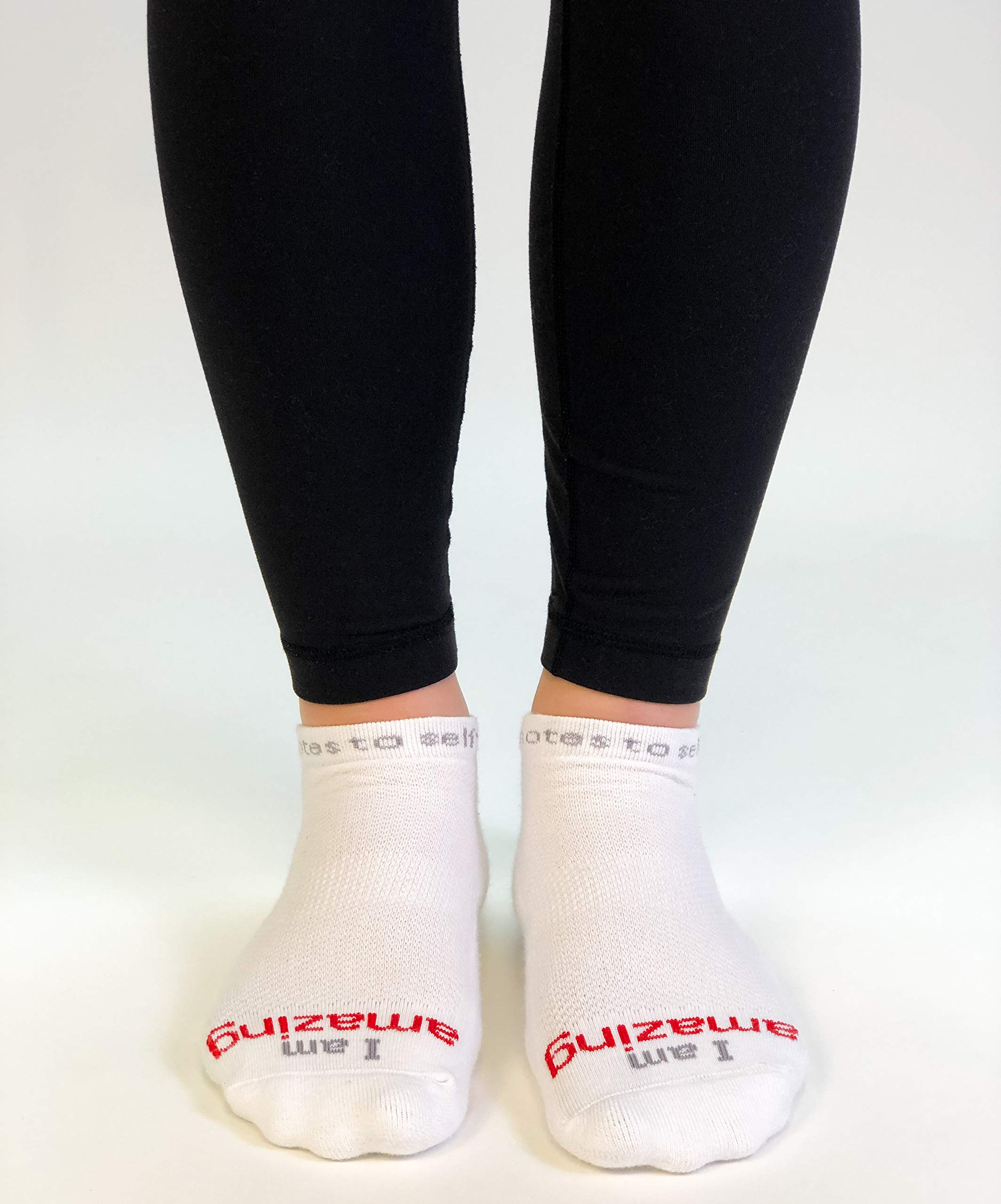 Notes to Self Socks - Motivational & Inspirational Socks for Women, Men, Girls & Boys - Positive Affirmation Gifts for Daily Encouragement & Self-Care