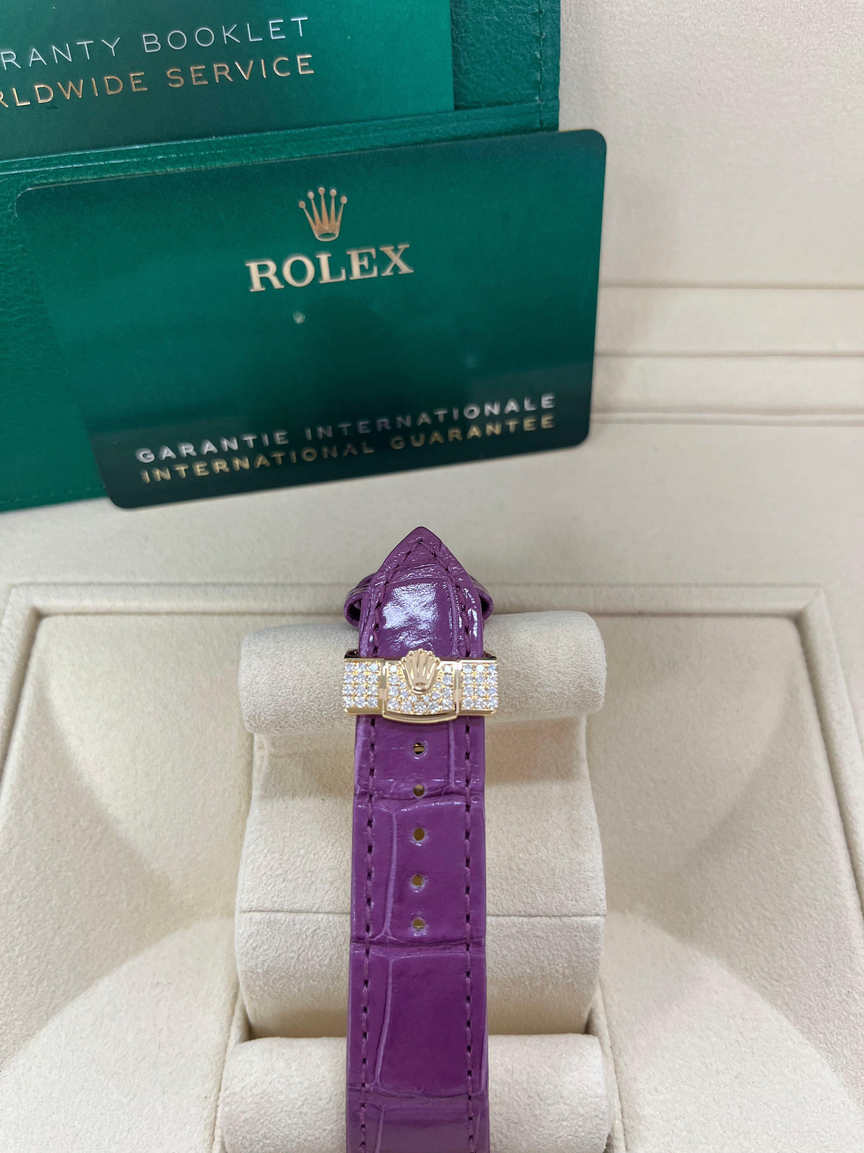 Luxury Rolex Day Date 128458TBR 18K Gold Men's Watch - Perfect for Business, Formal Events & Special Occasions
