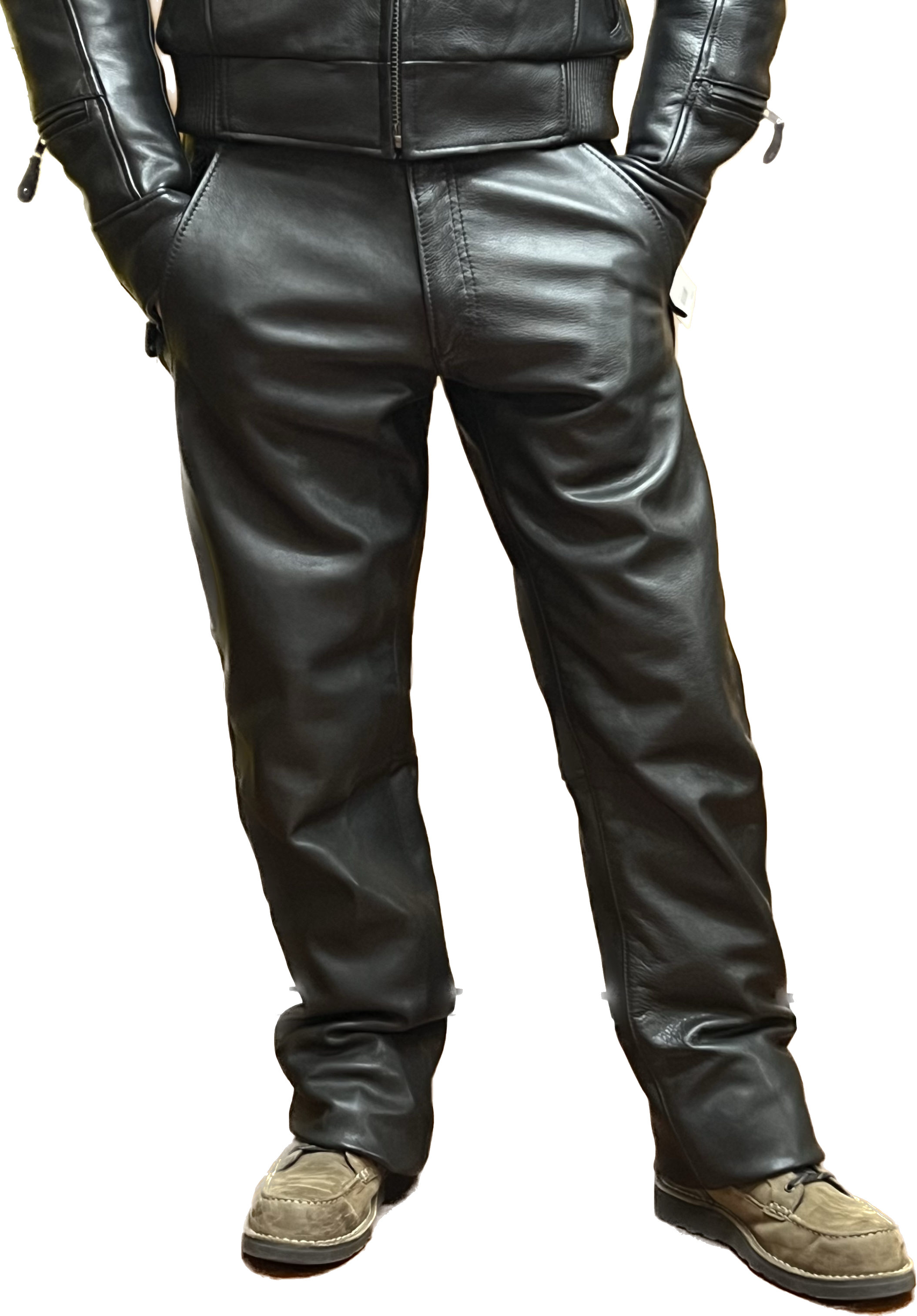 Men's Motorcycle Slasher Leather Overpants - Durable Riding Pants for Harley, Cruiser & Adventure Bikes - Perfect for Commuting & Long Distance Touring