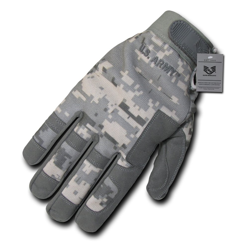 Tactical Army Digital Camo Gloves - Military Grade Combat Gloves for Outdoor Hunting, Airsoft & Tactical Training - Durable & Breathable Camouflage Gloves for Men