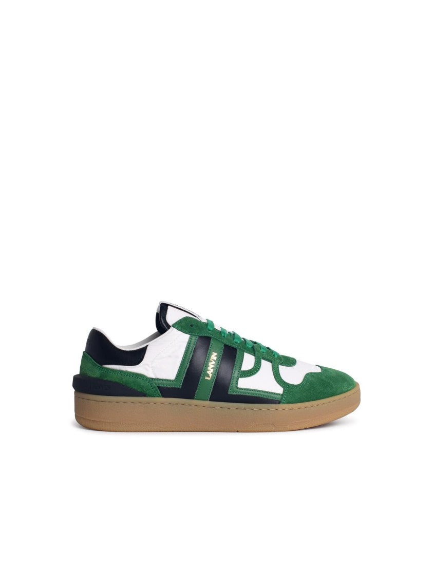 Stylish Green Leather Blend Sneakers for Men & Women | Comfortable Clay Color Casual Shoes for Walking, Running & Everyday Wear