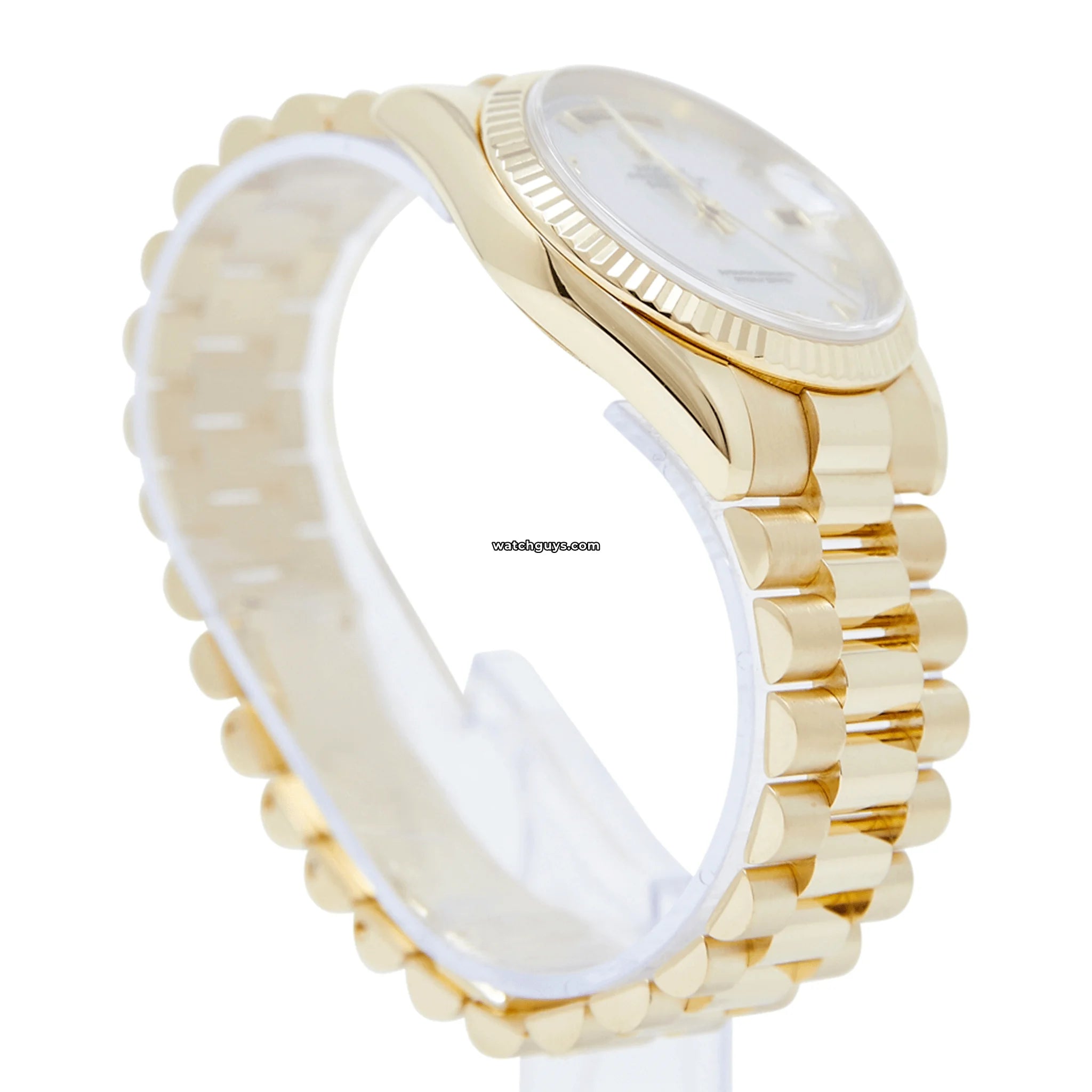 Authentic Rolex Day Date 118238 Watch - 18K Yellow Gold with Mother of Pearl Dial | Luxury Timepiece for Business, Formal Events & Collectors