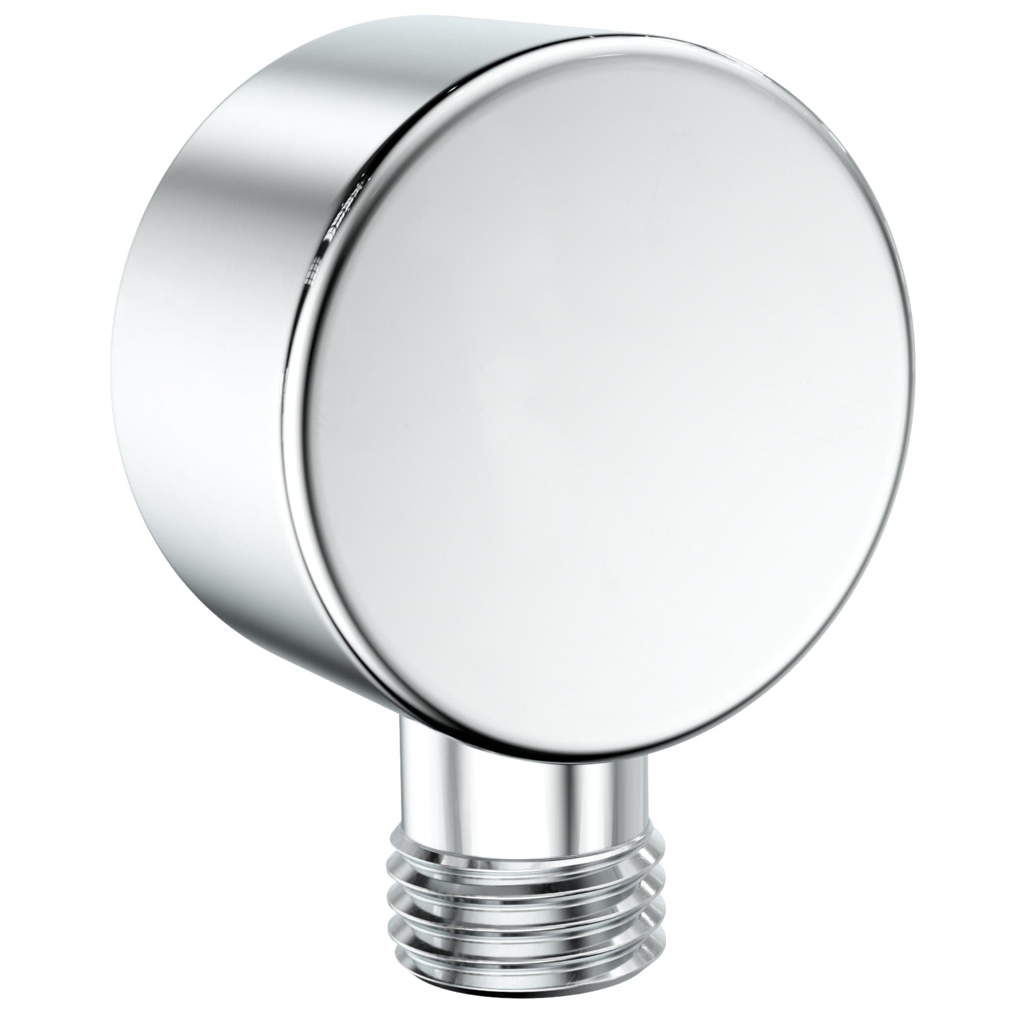 Stainless Steel Drop Ell Wall Mount Elbow - Heavy Duty Shower Hose Connector for Bathroom & Kitchen Faucets - Perfect for Handheld Shower Heads and Sprayer Installations