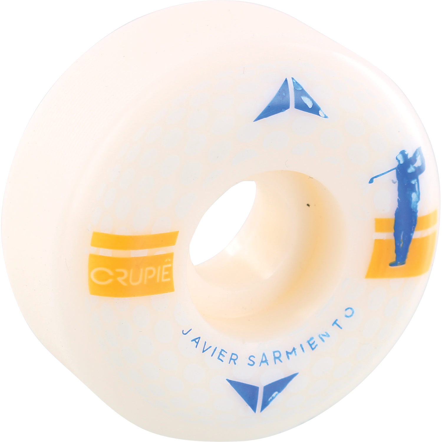 Crupie Sarmiento Javiers 53mm Skateboard Wheels - Set of 4 High-Performance Wheels for Smooth Riding | Perfect for Street Skating, Park Tricks & Commuting