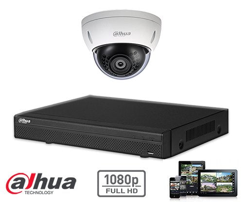 Full HD CVI Security Camera Kit - 2MP Dome Surveillance System for Home & Business Protection | Indoor/Outdoor Use