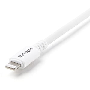 3m (10ft) White Apple Lightning to USB Cable - 8 Pin Charger & Sync Cord for iPhone, iPad, iPod - Durable 3 Meter Fast Charging Cable for Home, Office, Car & Travel Use