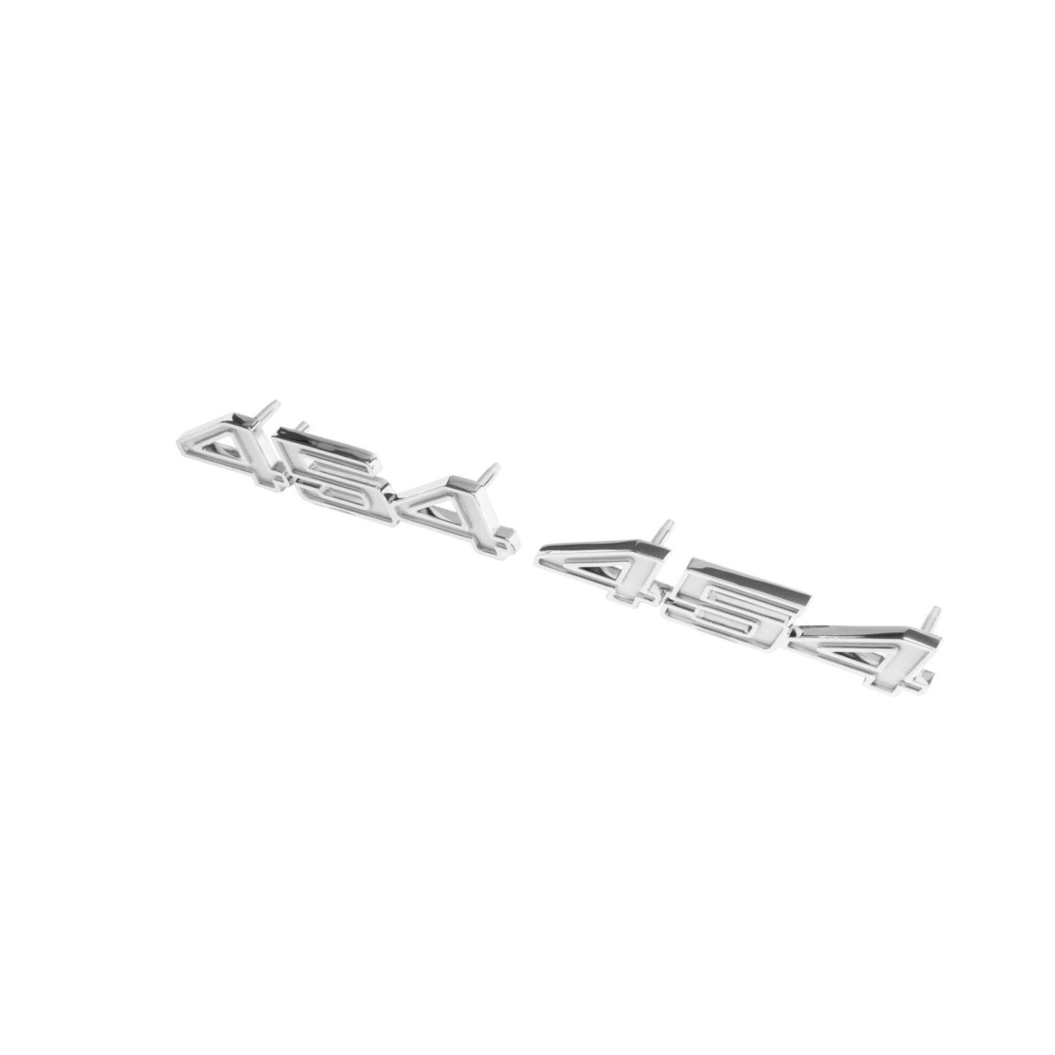 1970-1974 Chevrolet 454 Full Size Front Fender Emblem - OEM Style Replacement for Classic Car Restoration & Customization - Perfect for Chevy Muscle Car Enthusiasts & Show Vehicles