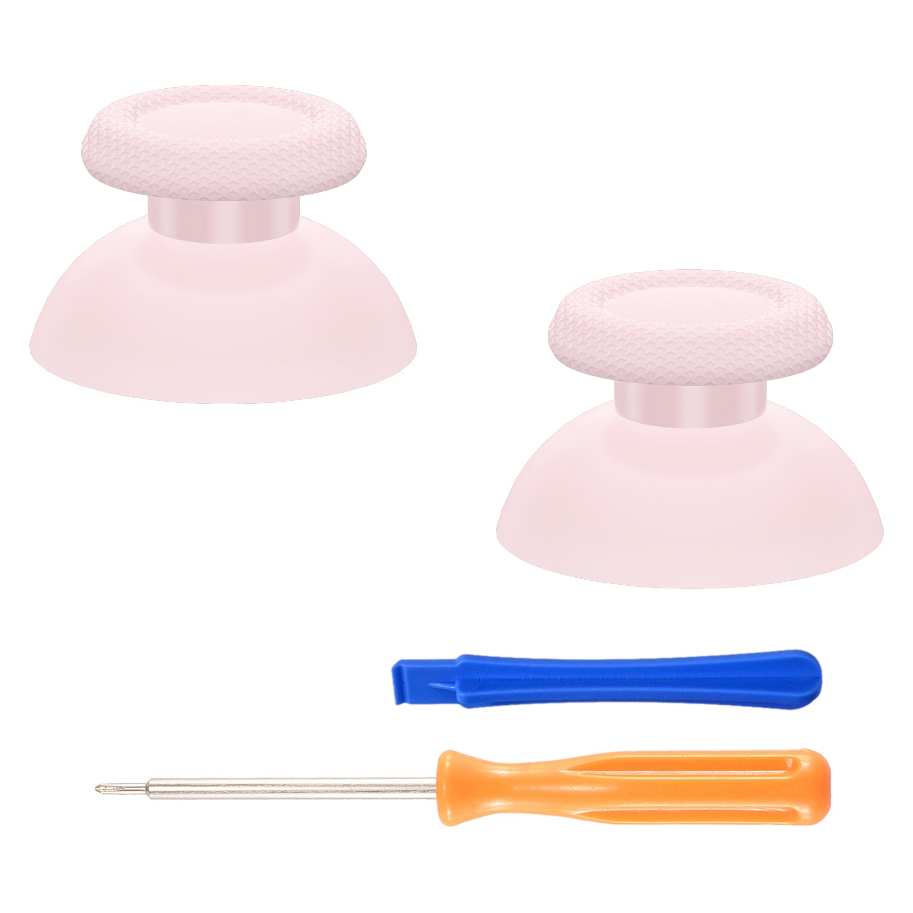 eXtremeRate Cherry Blossom Pink Thumbsticks for PS5 Controller - Replacement Analog Joysticks Compatible with PS5 & PS4 All Models (JPF614) - Perfect for Gaming, Custom Controller Mods & Enhanced Grip
