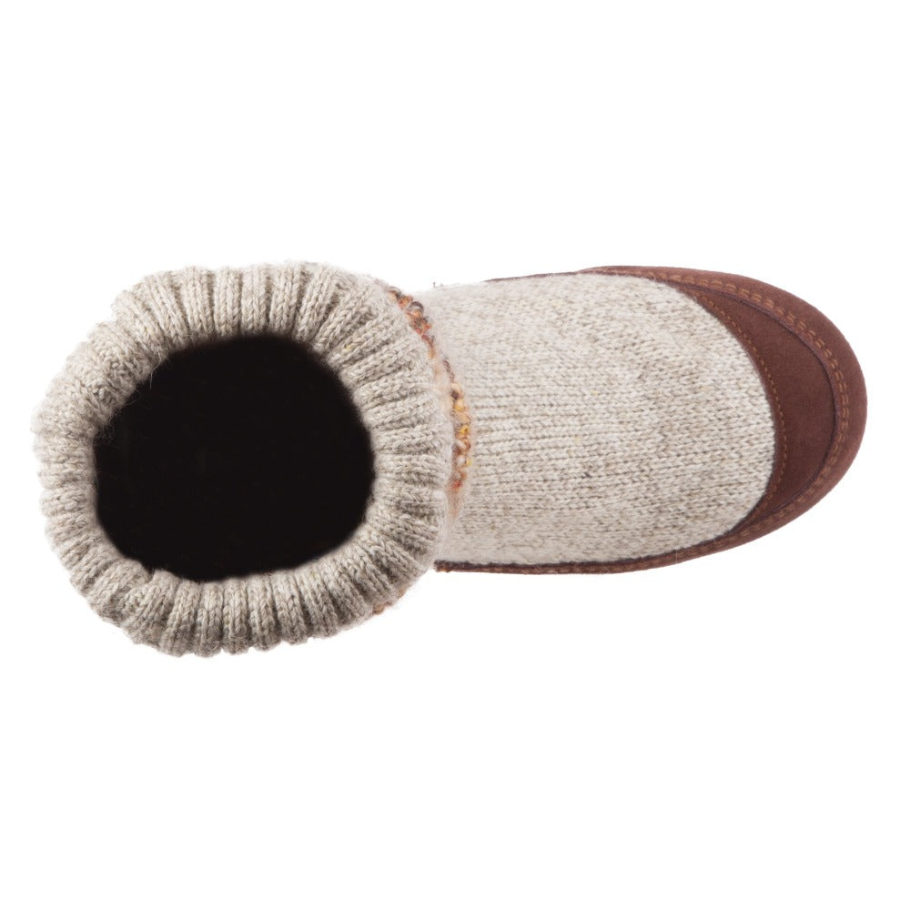 Women's Cozy Slouch Boot Slippers with Non-Slip Indoor/Outdoor Sole - Warm House Shoes for Relaxing at Home, Running Errands & Winter Comfort