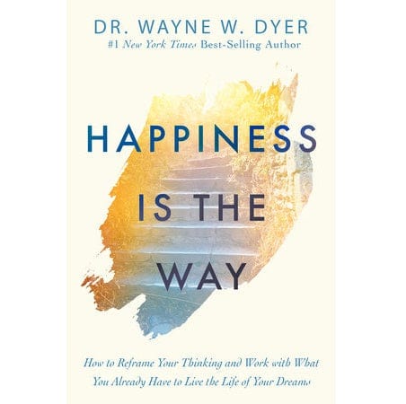 Happiness is the Way - Inspirational Wall Art Decor for Home, Office & Gifts | Motivational Quote Sign for Living Room, Bedroom & Workspace