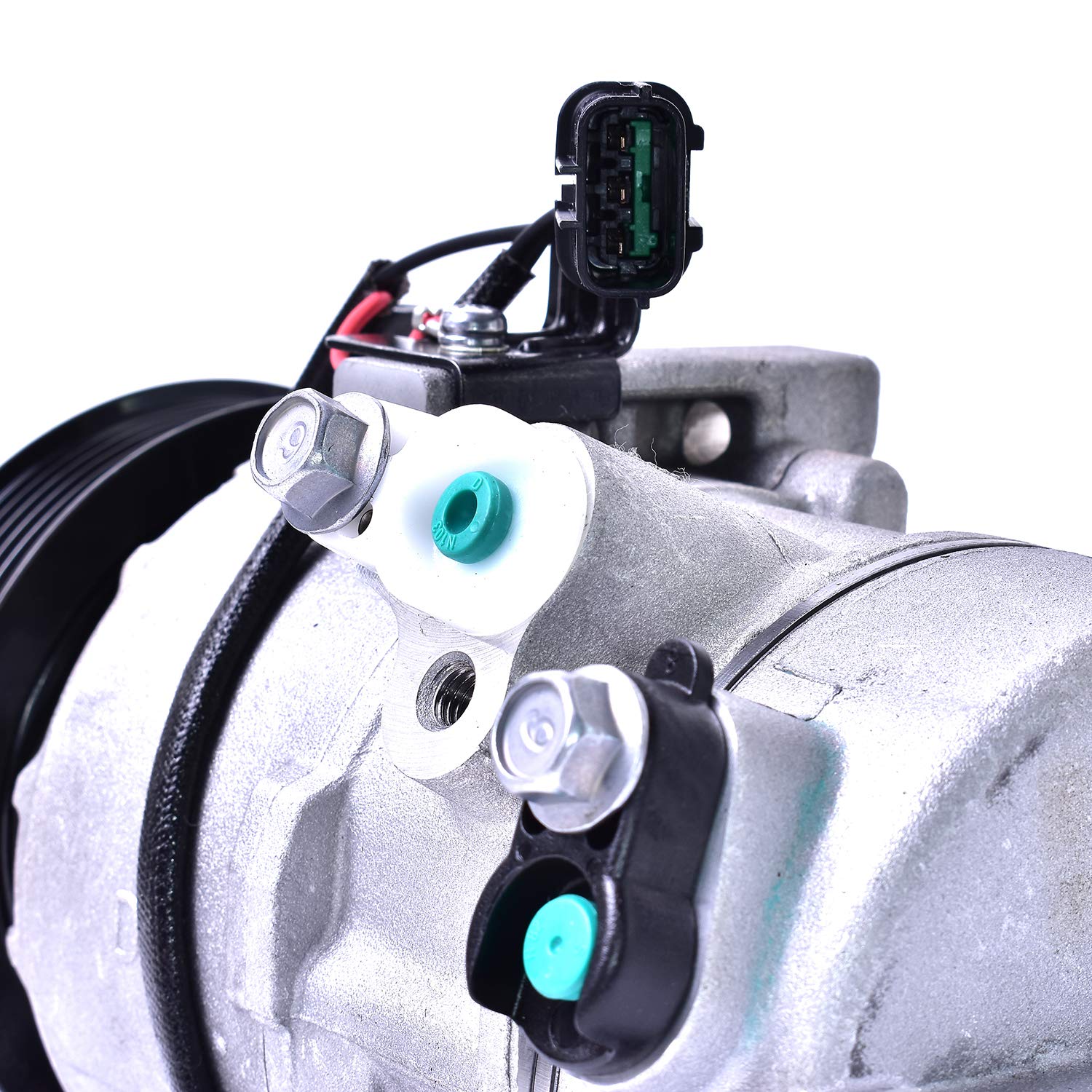 10A1453 AC Compressor with Clutch - OEM Replacement for Car AC System (Pre-filled Oil) | Perfect for Auto Repair & AC Maintenance
