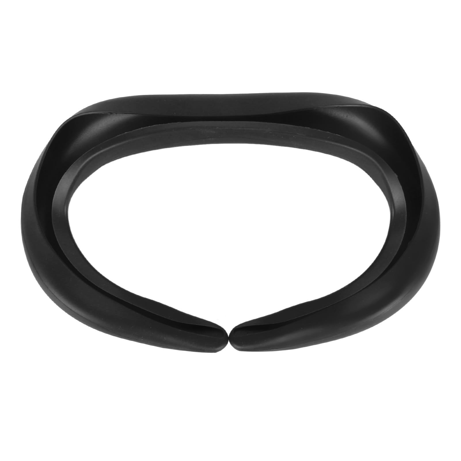 VR Headset Eye Cushion Replacement - Sweat-Resistant Silicone Face Pad Cover - Lightweight & Waterproof VR Accessories for Oculus Quest 2, HTC Vive, PSVR - Perfect for Gaming, Movies & Virtual Reality Experiences (Black)