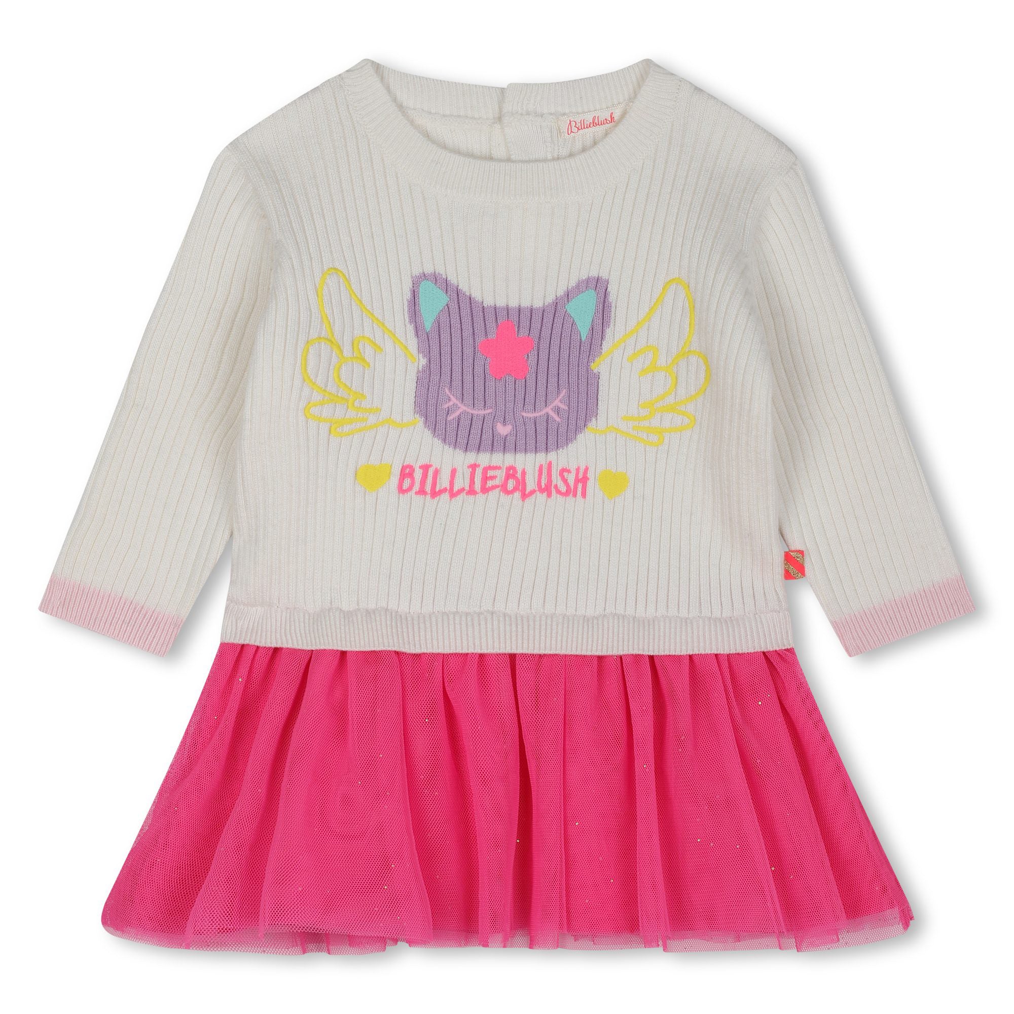 Billieblush Ensemble Dress with Leggings in Ivory - Perfect for Casual Outings, Parties, and Everyday Wear
