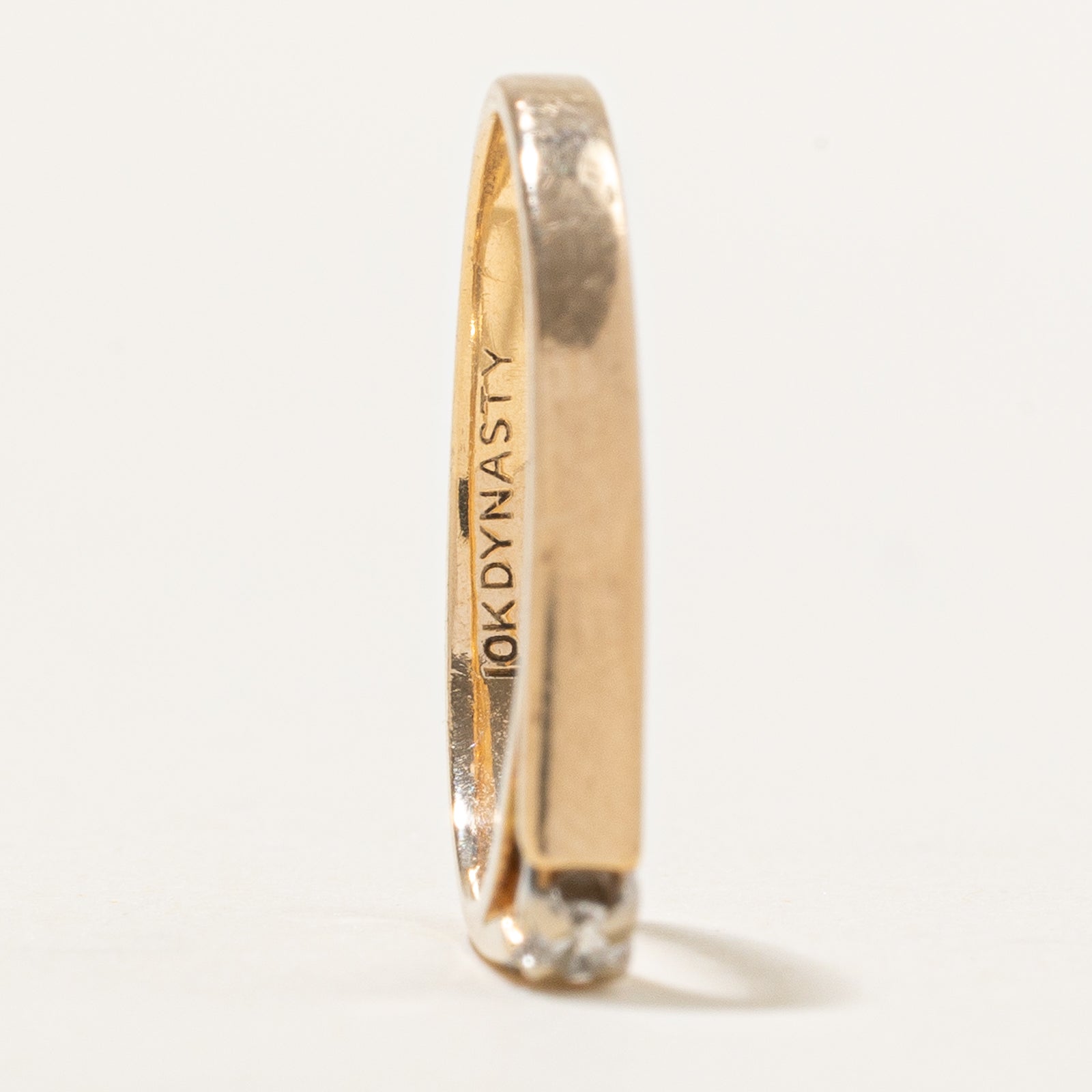 0.03ct Single Stone Diamond Band Ring - Size 6.5 | Elegant Solitaire Engagement & Wedding Ring for Women | Perfect for Proposals, Anniversaries & Special Occasions