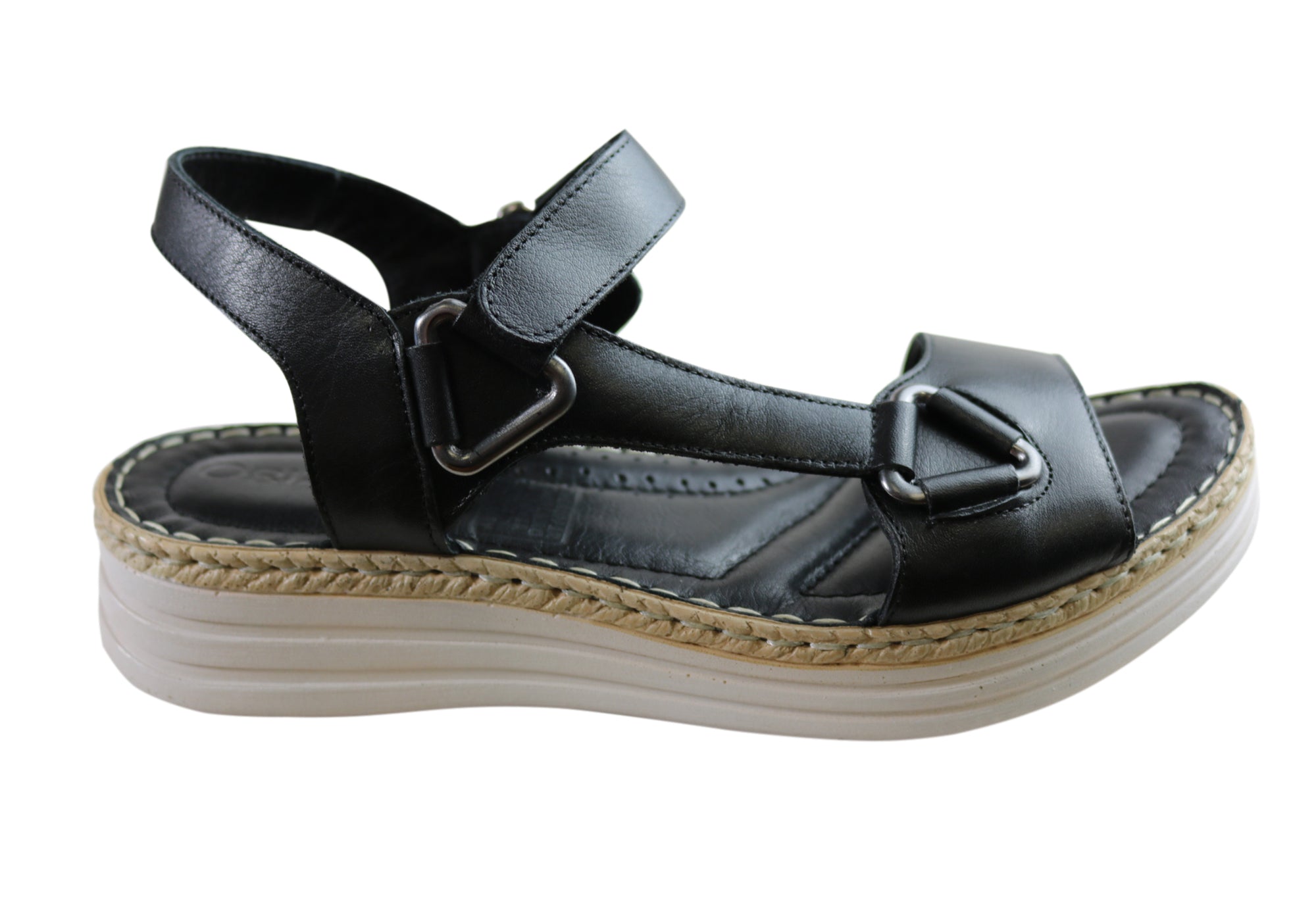 Orizonte Amori Women's Comfortable Leather Sandals - European Style Summer Walking Shoes for Beach, Vacation & Casual Outings