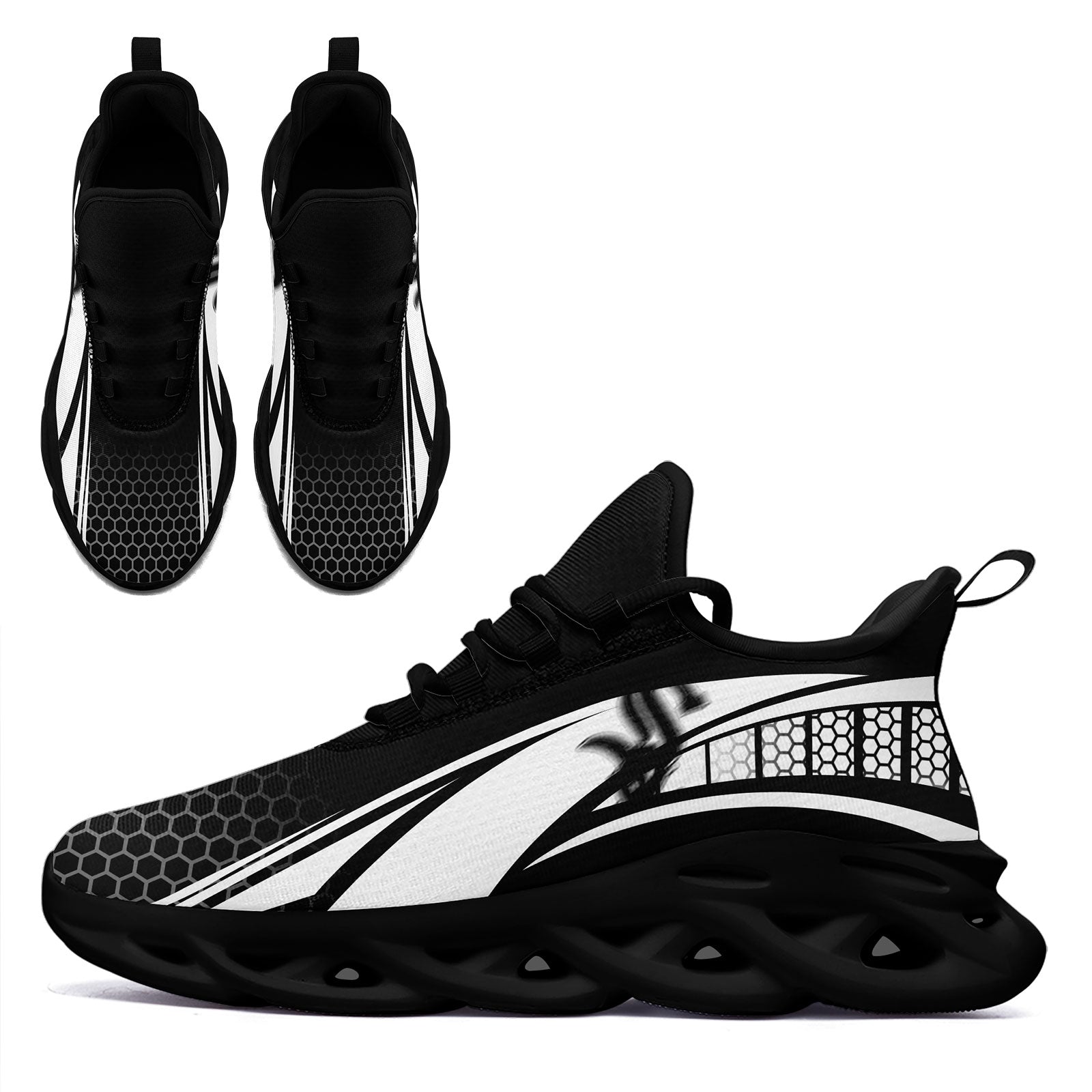 Custom Maxsoul Personalized Sneakers for Men & Women - Breathable Running Shoes FN003 E025022 Size 7 - Perfect for Gym, Workouts & Casual Wear