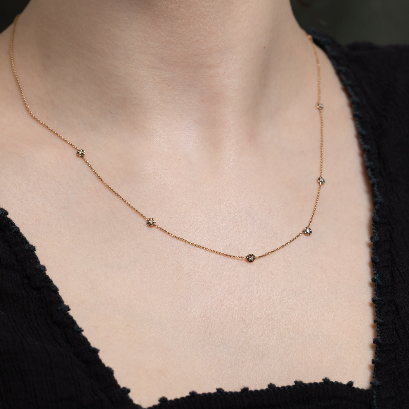 0.07ctw Diamond Necklace - 19