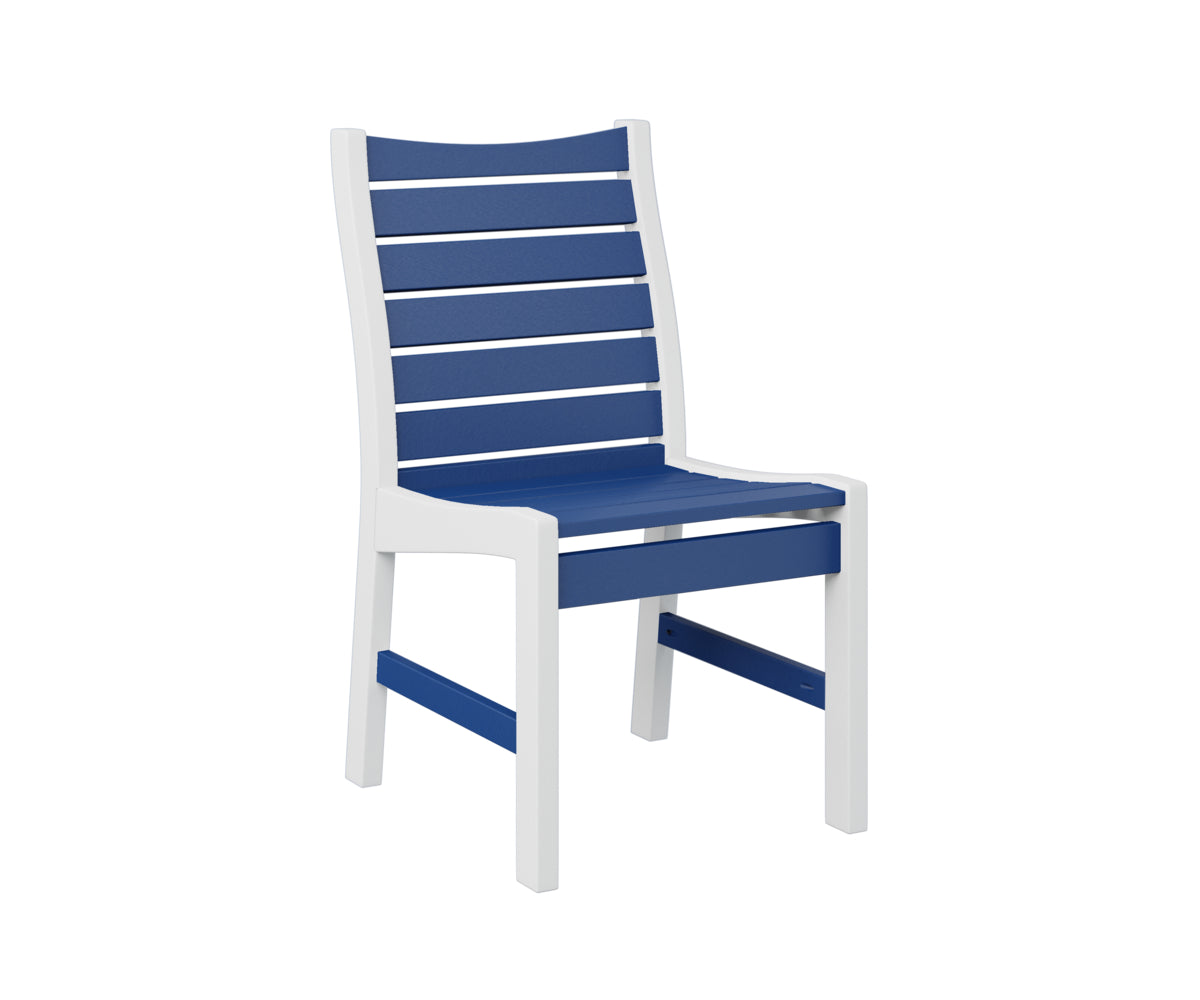 Pacific Blue on White
