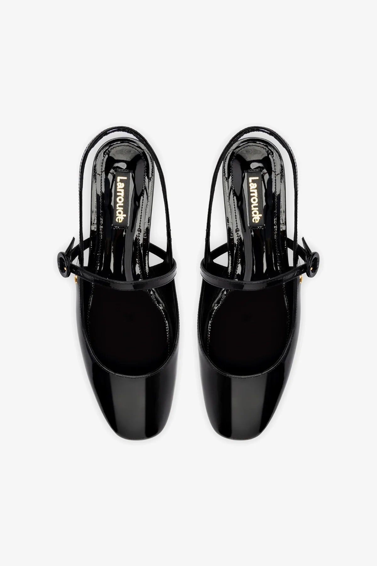 Georgina Black Patent Leather Ballet Flats - Elegant & Comfortable Women's Shoes for Work, Office & Casual Wear