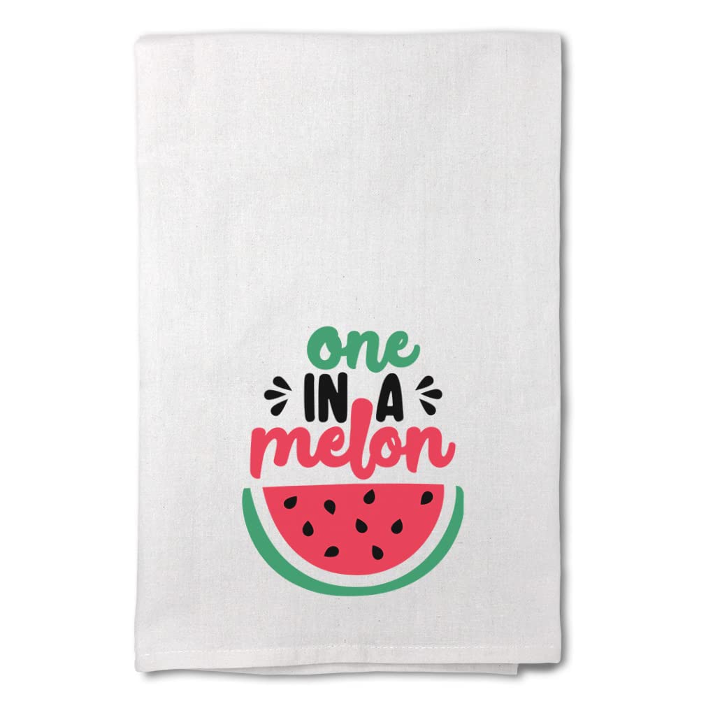 Melon & Fruit Print Kitchen Towels - Soft Flour Dish Towels for Summer Decor & Cleaning - Perfect for Mother's Day Gifts & Farmhouse Kitchen Decor - Ideal for Dish Drying, Hand Towels & Home Decor