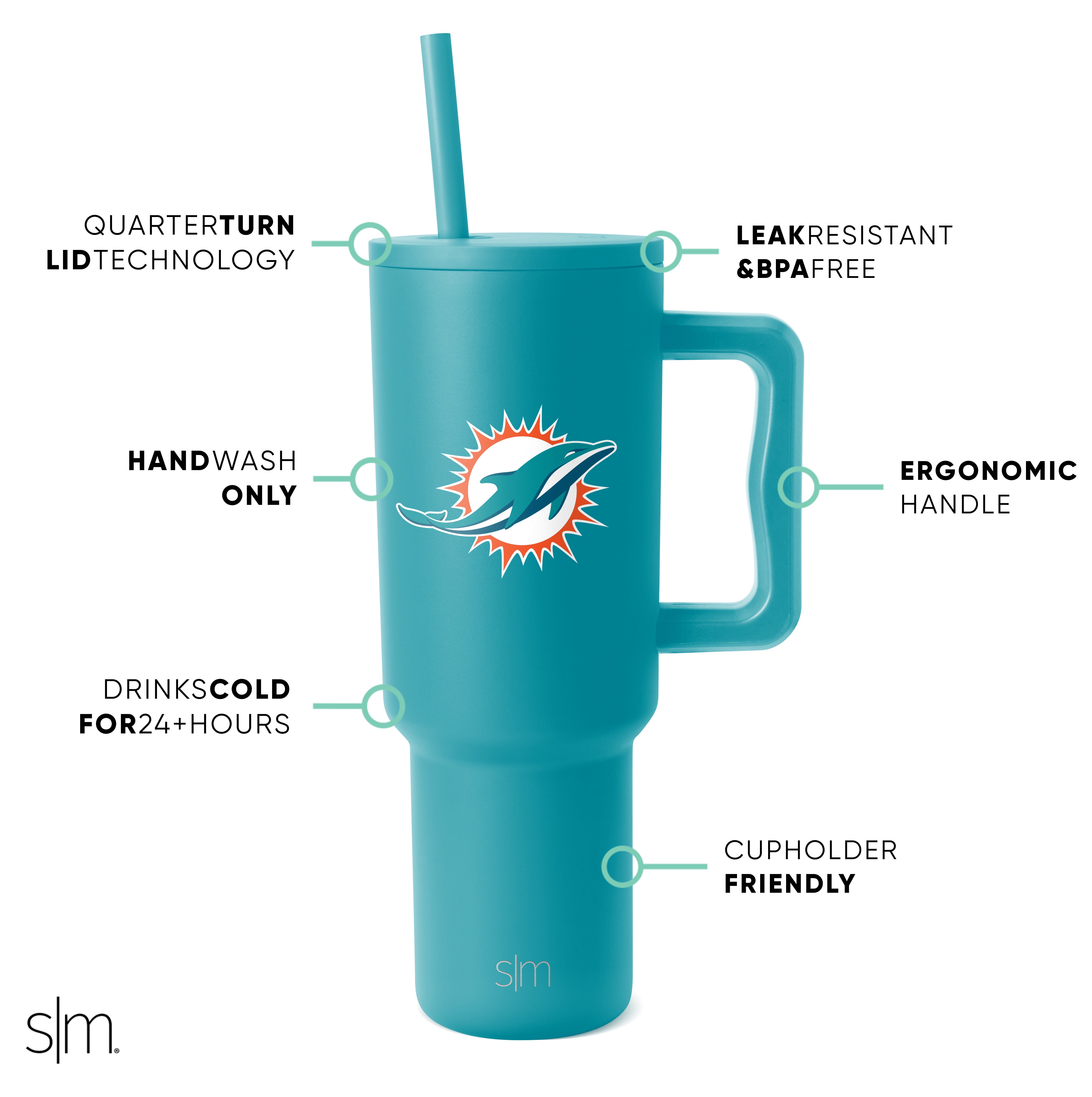 NFL Team Logo Trek Tumbler - 20oz Insulated Stainless Steel Travel Mug for Hot & Cold Drinks - Perfect for Game Day, Office, Gym & Outdoor Adventures