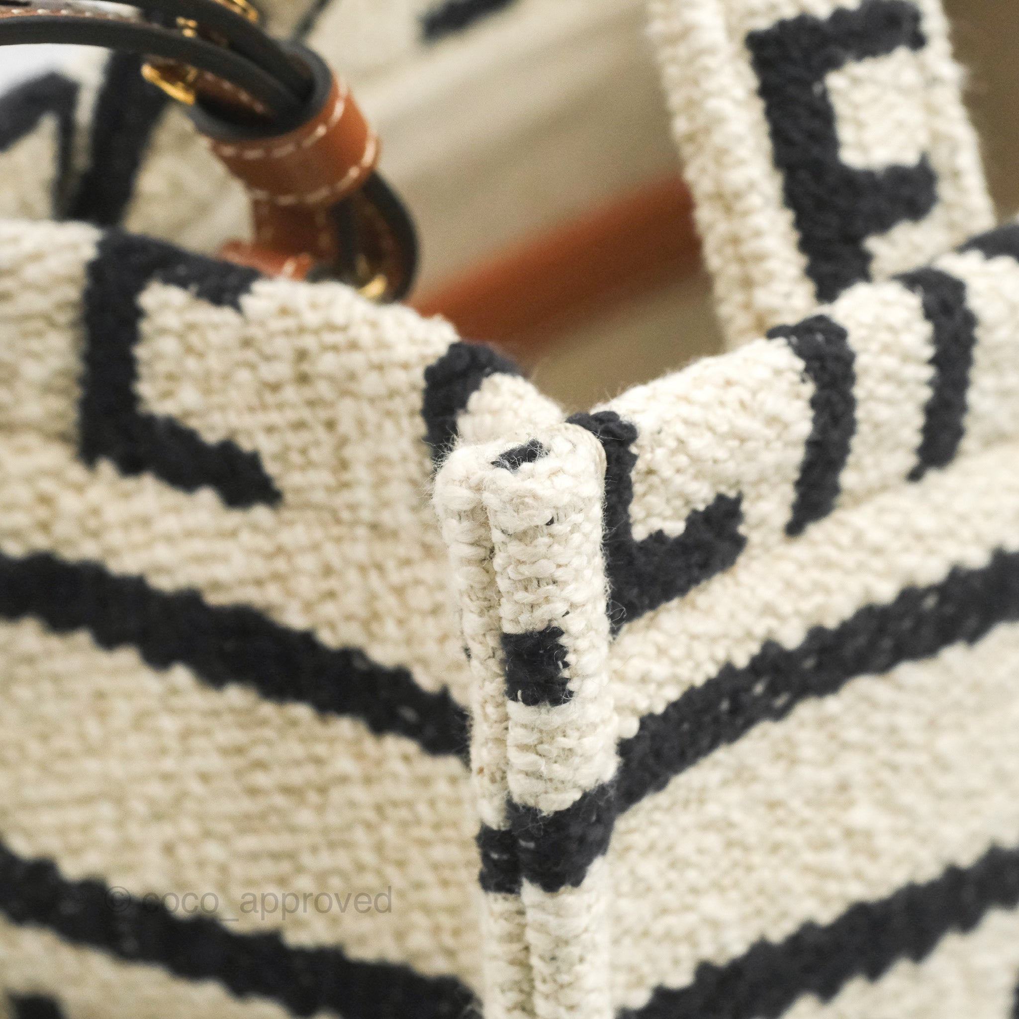 Celine Small Cabas Thais Textile Tote Bag in White - Luxury Designer Handbag for Women, Perfect for Work, Travel & Everyday Use