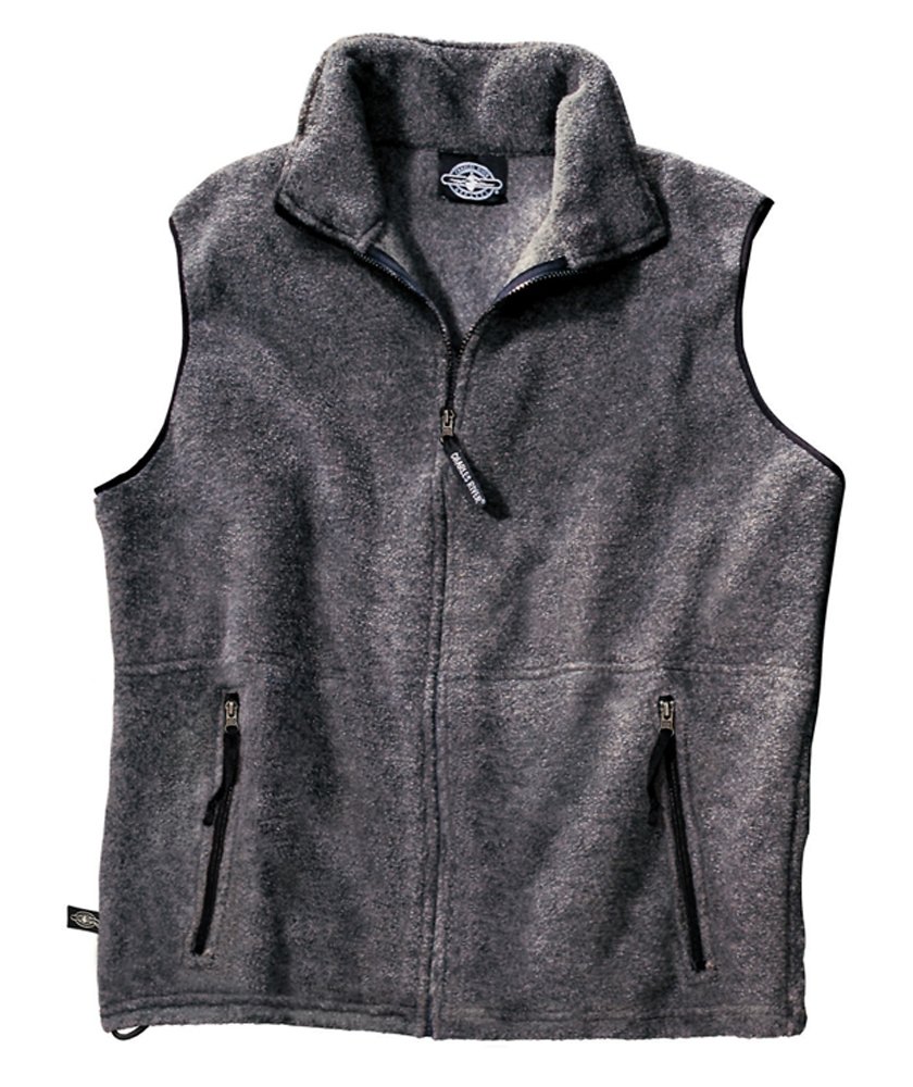 Charles River Apparel Men's Lightweight Full-Zip Fleece Vest with Pockets - Warm & Stylish for Outdoor Activities, Hiking, and Casual Wear