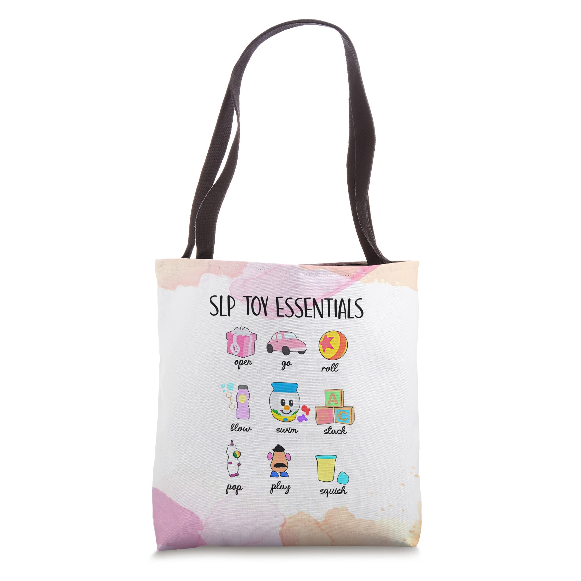 SLP Speech Therapy Tote Bag for Speech Pathologists - Durable & Spacious Therapist Work Bag for Kids' Therapy Sessions, School & Clinic Use