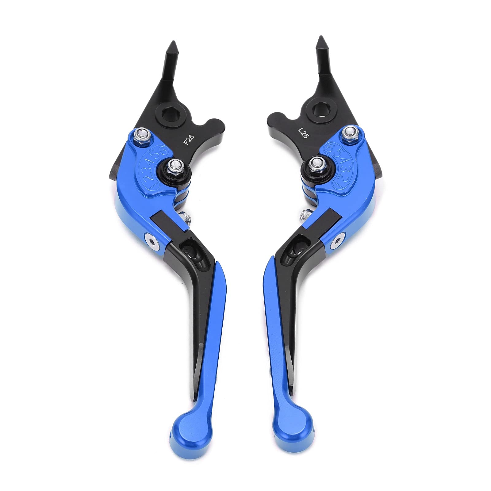 Motorcycle Brake Levers for NMAX 155 2015-2021 - Blue Upgrade Kit for Off-Road & Motocross
