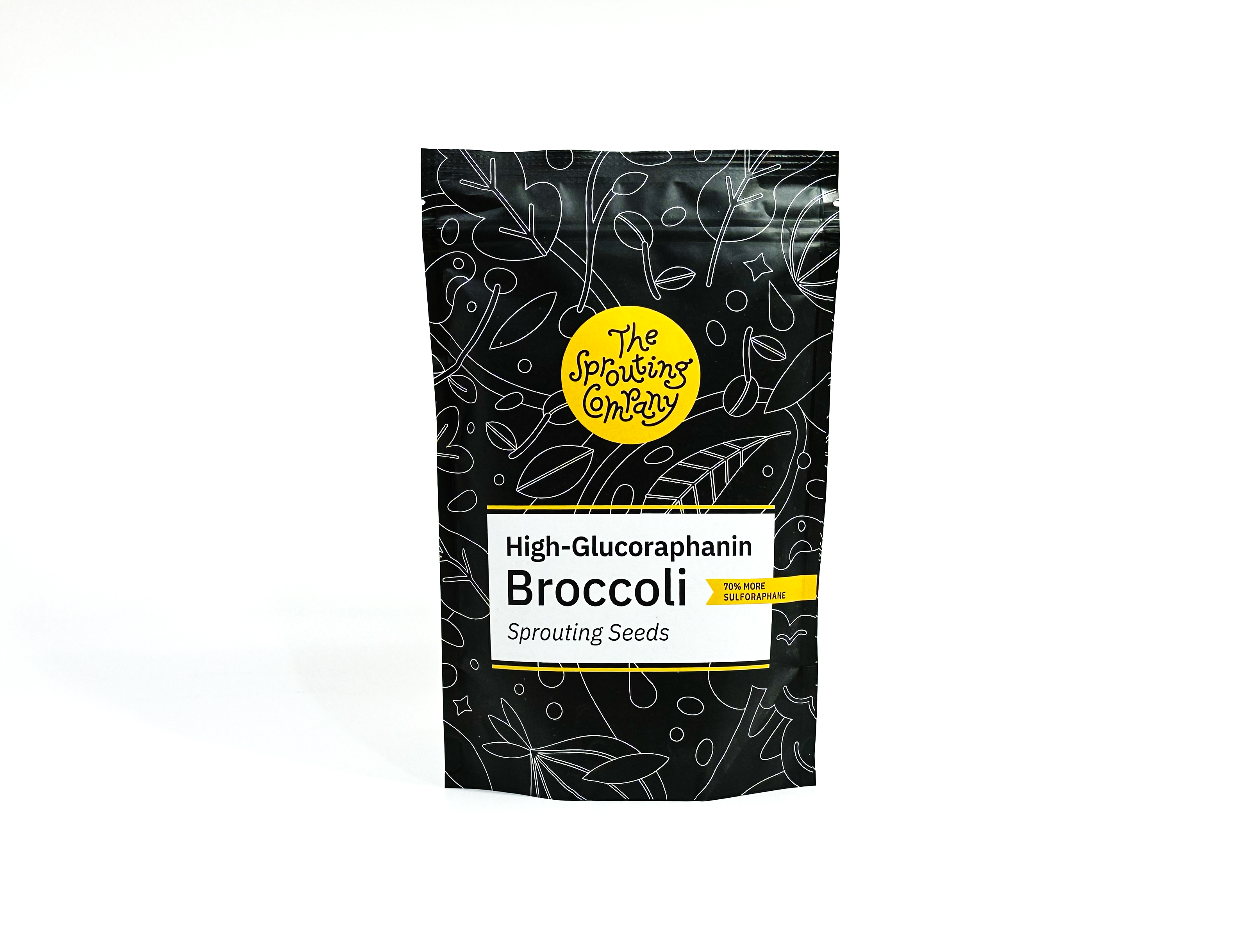 Organic High Glucoraphanin Broccoli Powder - 100% Natural Sulforaphane Supplement for Detox & Immunity Support - Perfect for Smoothies, Juices and Healthy Recipes