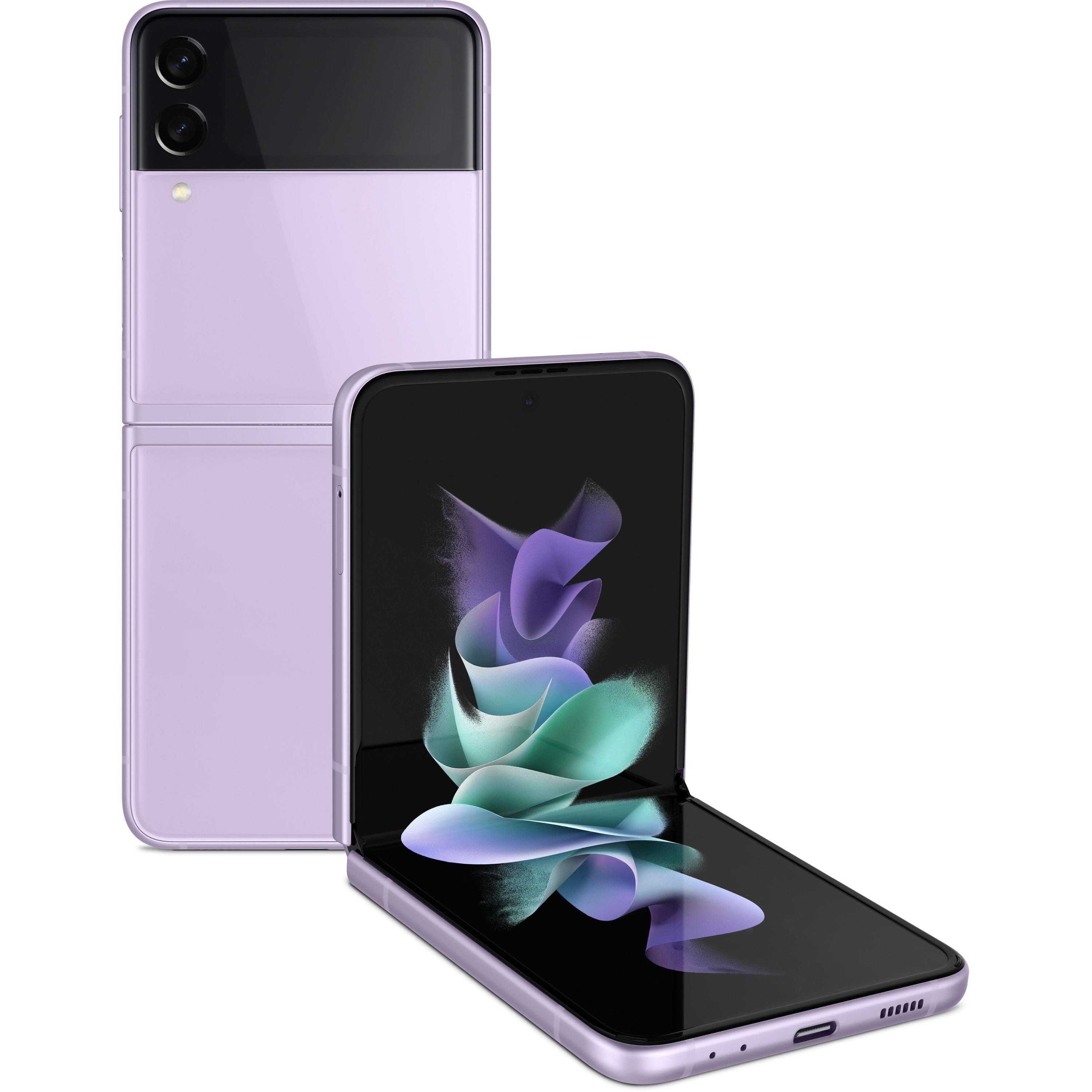 Samsung Galaxy Z Flip3 5G Unlocked Smartphone 128GB Lavender Purple - Verizon Compatible | Compact Foldable Phone for Work, Travel & Selfies
