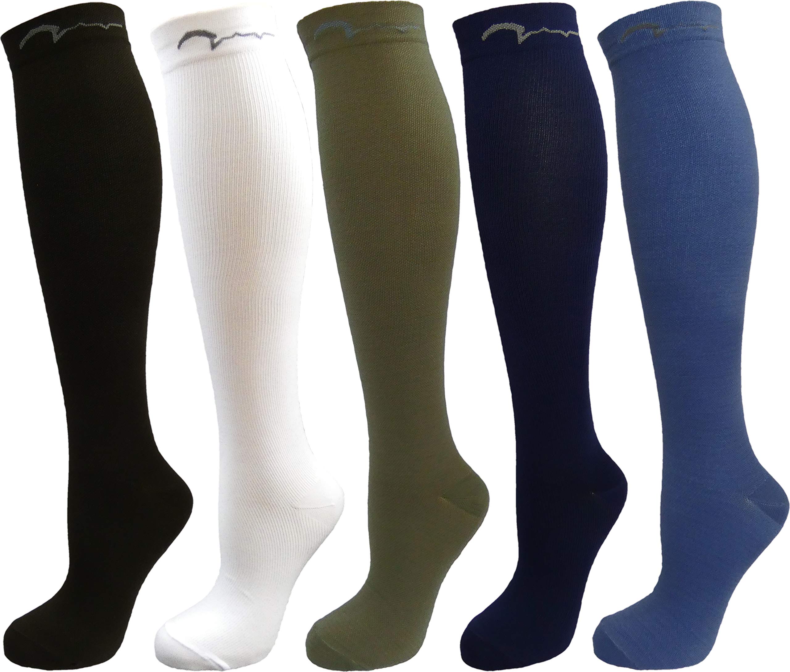 Youth Maximum Performance Graduated Compression Socks for MTB, Football, Basketball, Softball, Tennis & Running - Improve Circulation & Reduce Fatigue for Athletes & Active Lifestyles