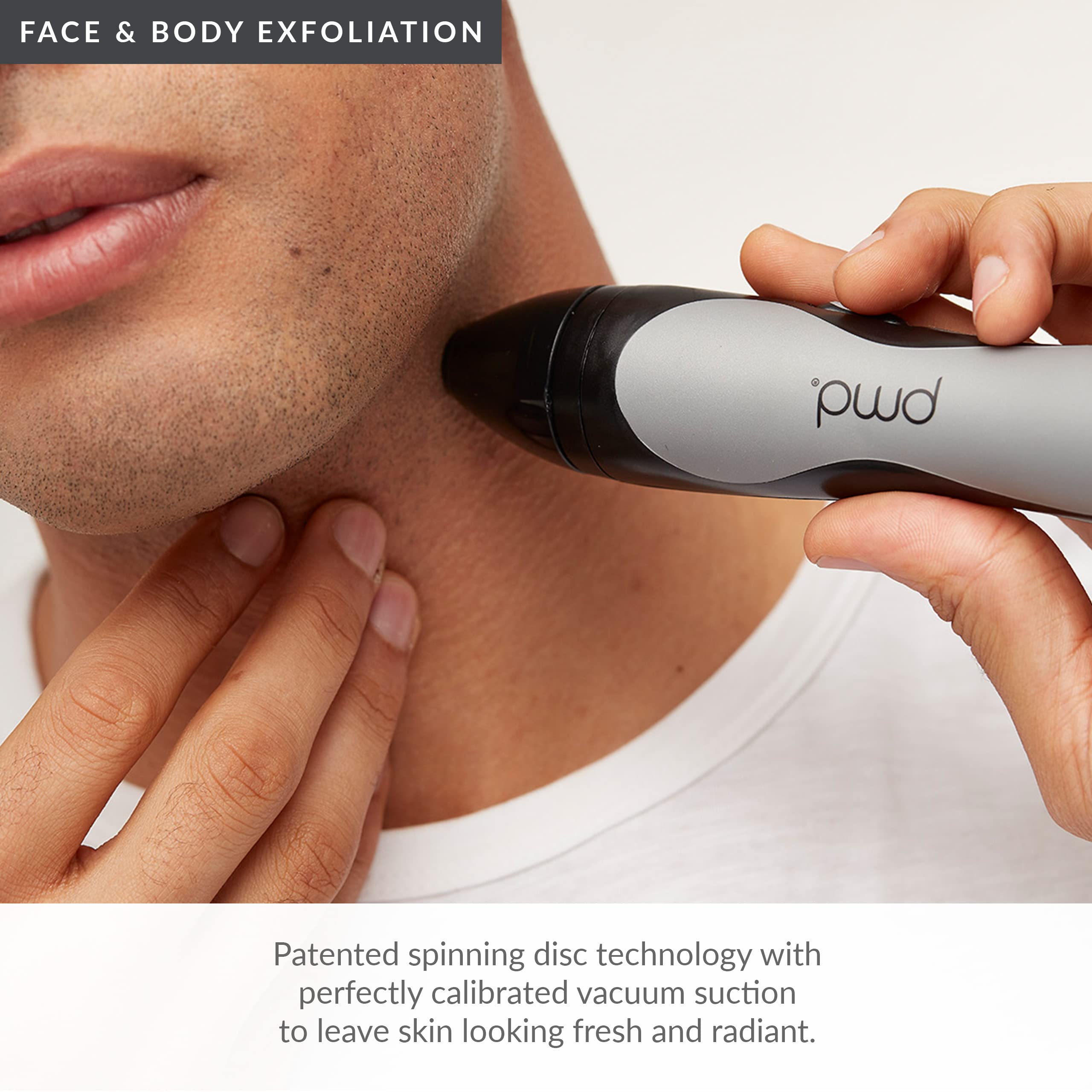 PMD Beauty Personal Microderm Pro - At-Home Microdermabrasion Device for Face & Body with Exfoliating Crystals & Vacuum Suction - Skin Resurfacing Treatment for Glowing Complexion - Perfect for Anti-Aging & Acne Scar Removal at Home