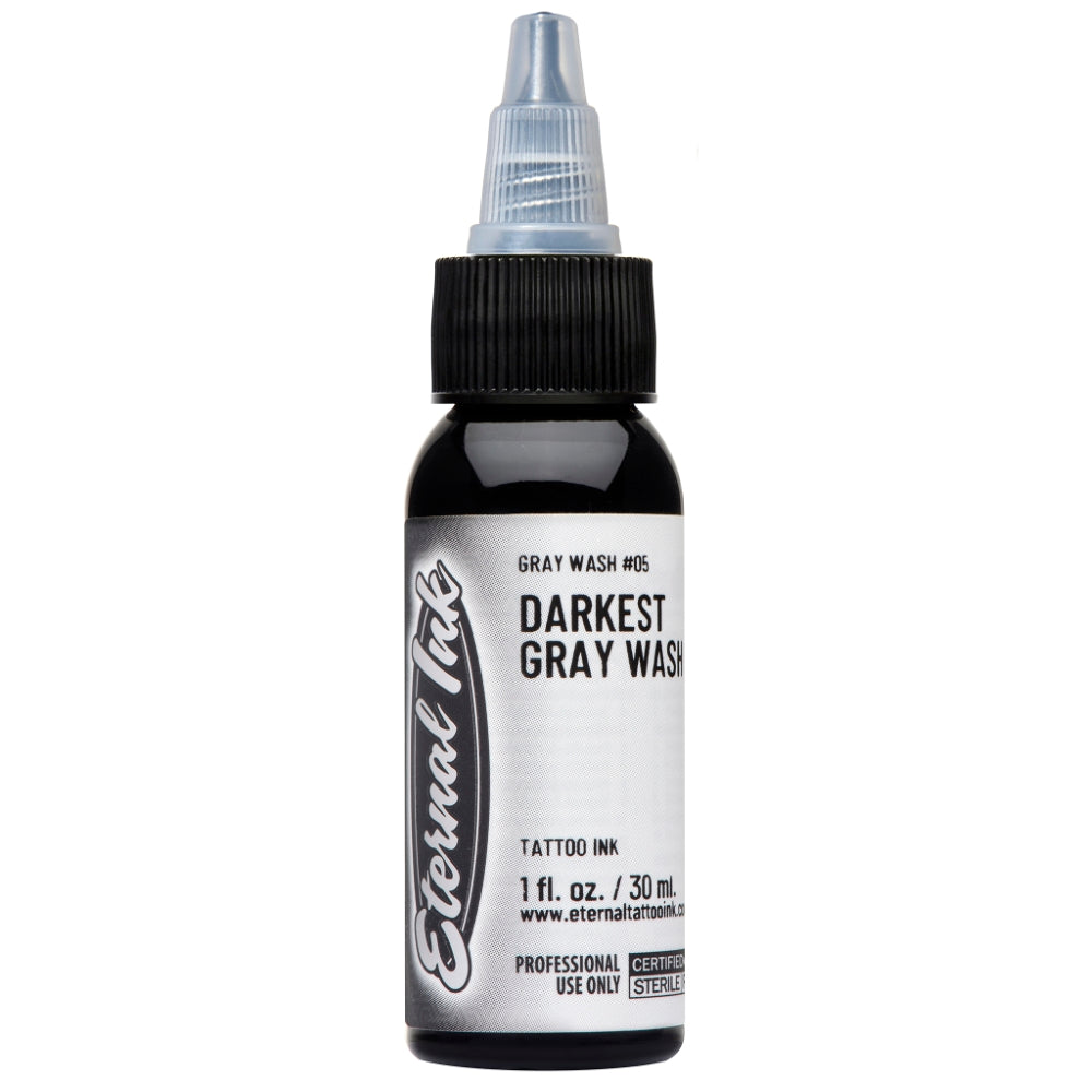 Eternal Ink Eternal Gray Wash Set - Professional Tattoo Ink for Artists | Perfect for Realistic Shading & Tattoo Art | Studio & Home Use