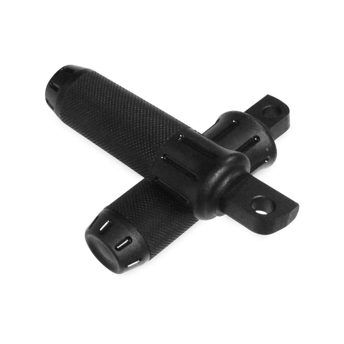 Biker's Choice Black Shot-Peen Footpegs - Durable Motorcycle Foot Pegs for Harley, Cruiser & Dirt Bikes - Perfect for Off-Roading & Long Rides