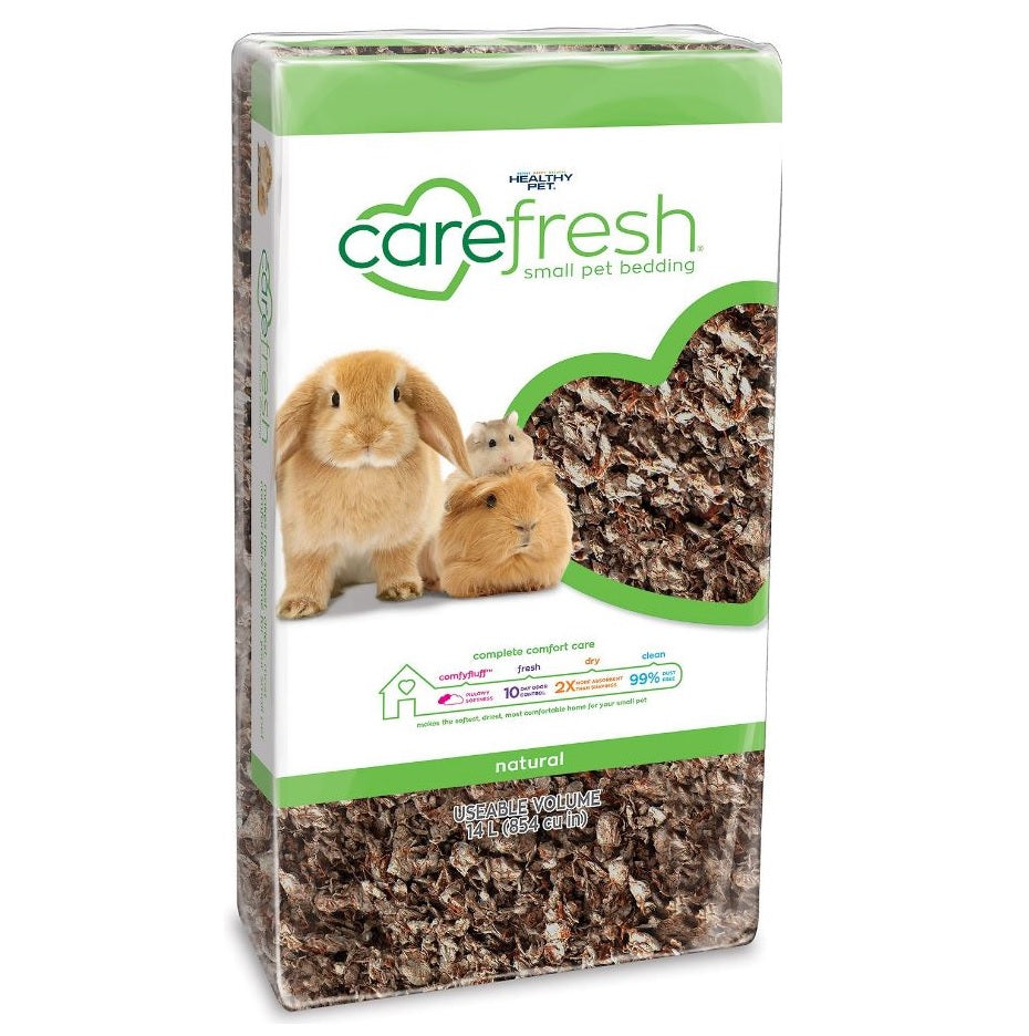 CareFresh Complete Natural Paper Bedding for Small Pets - Super Absorbent & Odor Control - Ideal for Hamsters, Guinea Pigs & Rabbits - Perfect for Cages, Habitats & Nesting Areas
