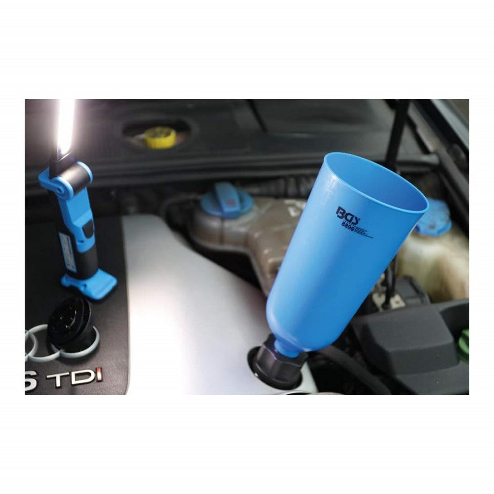 BGS 8899 Oil Funnel with Bayonet Adaptor - Compatible with VAG, Mercedes-Benz, BMW, Porsche, Volvo - Perfect for Engine Oil Changes & Fluid Maintenance