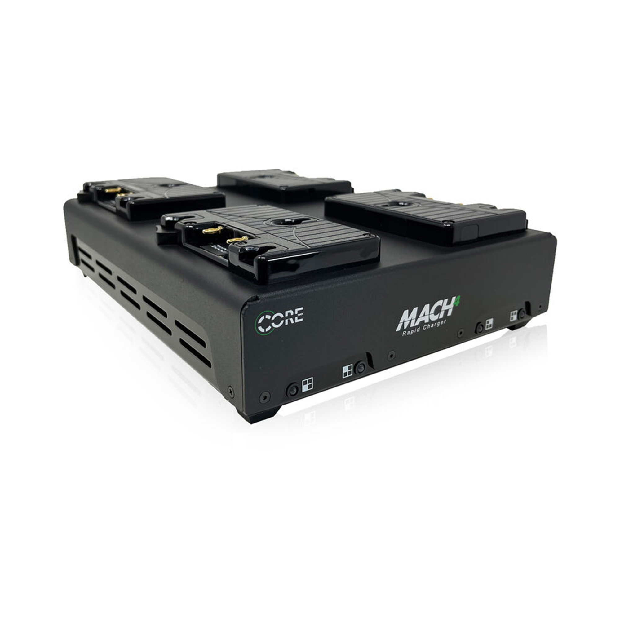 Core SWX Helix Max 275 4 Gold Mount Battery & Mach4 Charger Kit - Professional Power Solution for Cinema Cameras, Broadcast & Film Production