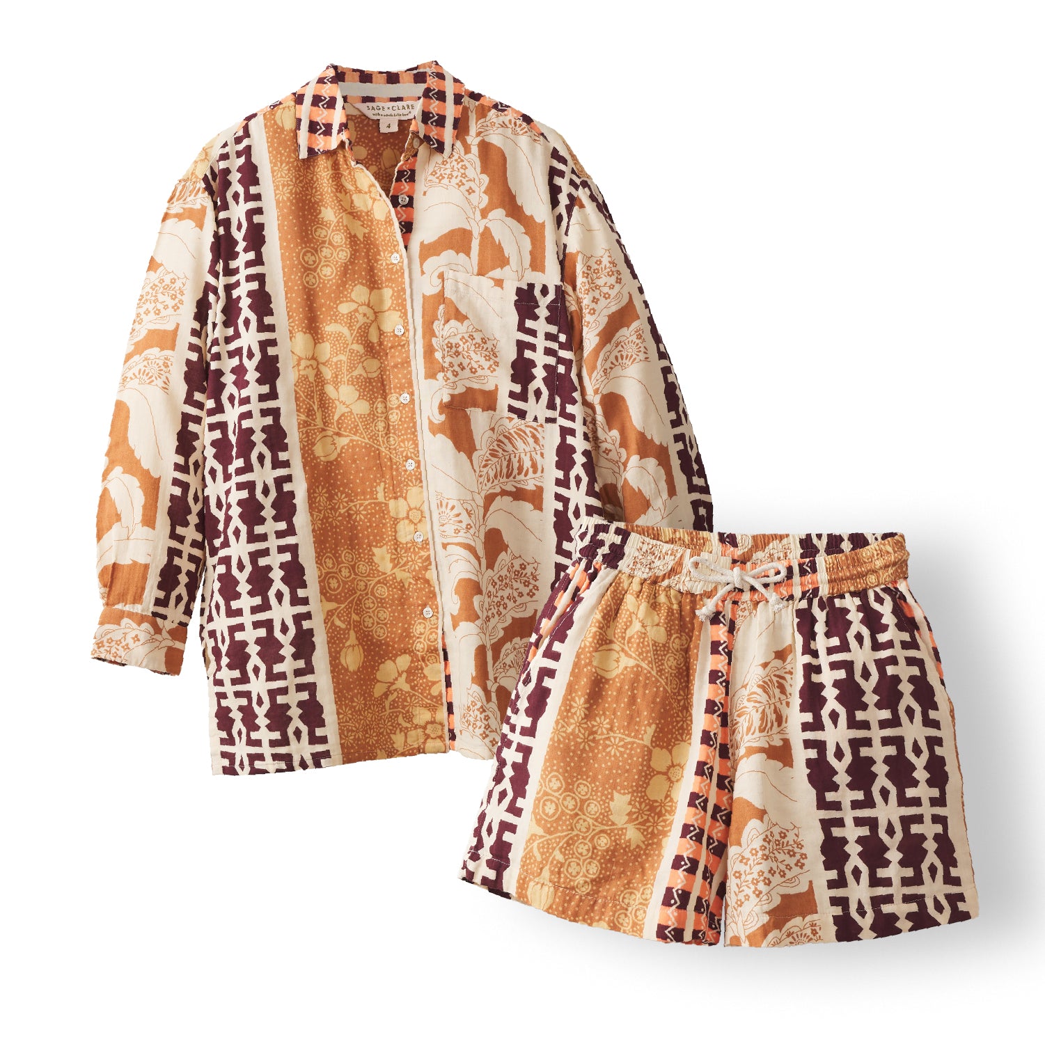 Stylish Heena Cotton Resort Set for Women - Comfortable Summer Outfit for Beach Vacation, Pool Party & Casual Wear